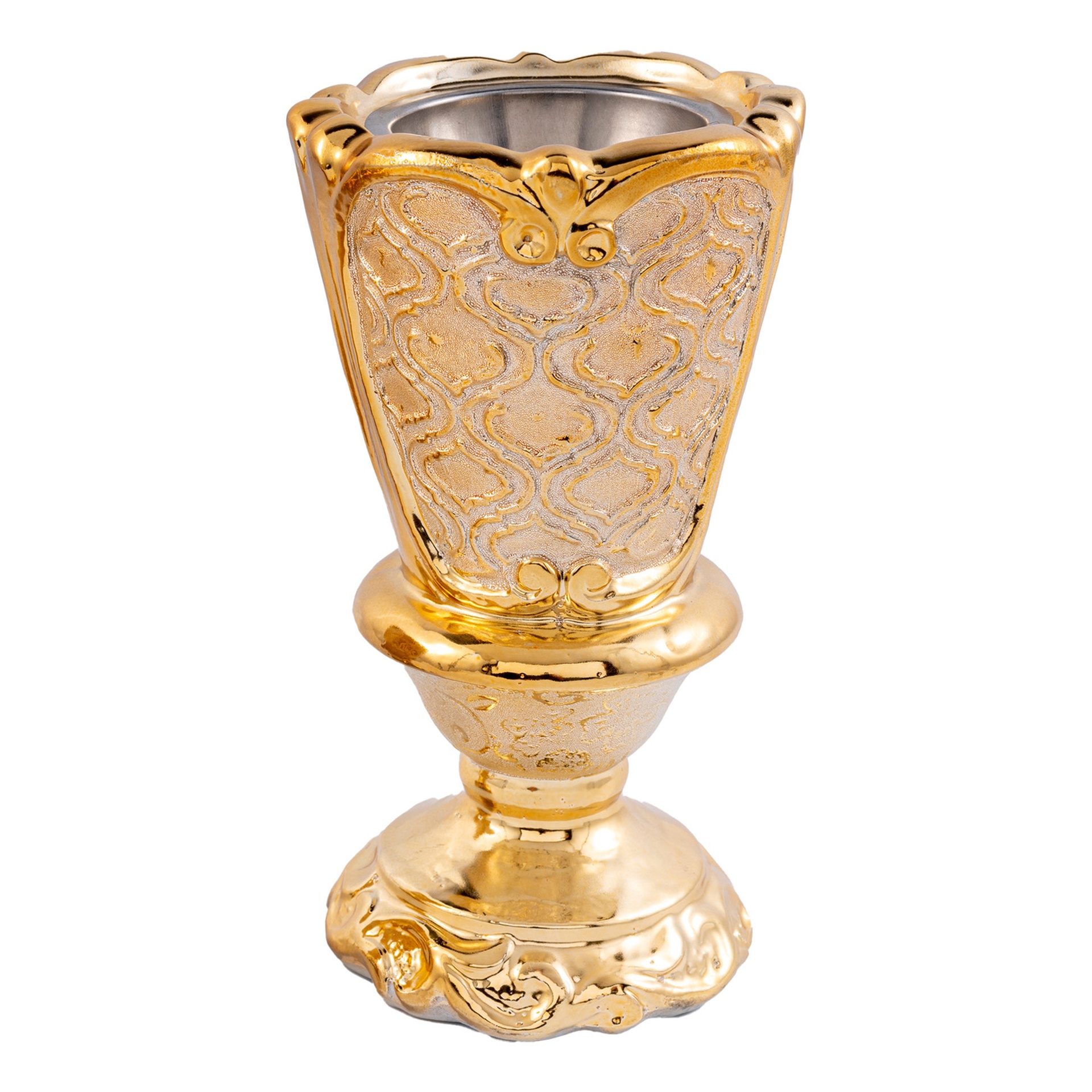 Maple Leaf Oud, Bakhoor Ceramic Incense Charcoal Burner 19.3cm Gold