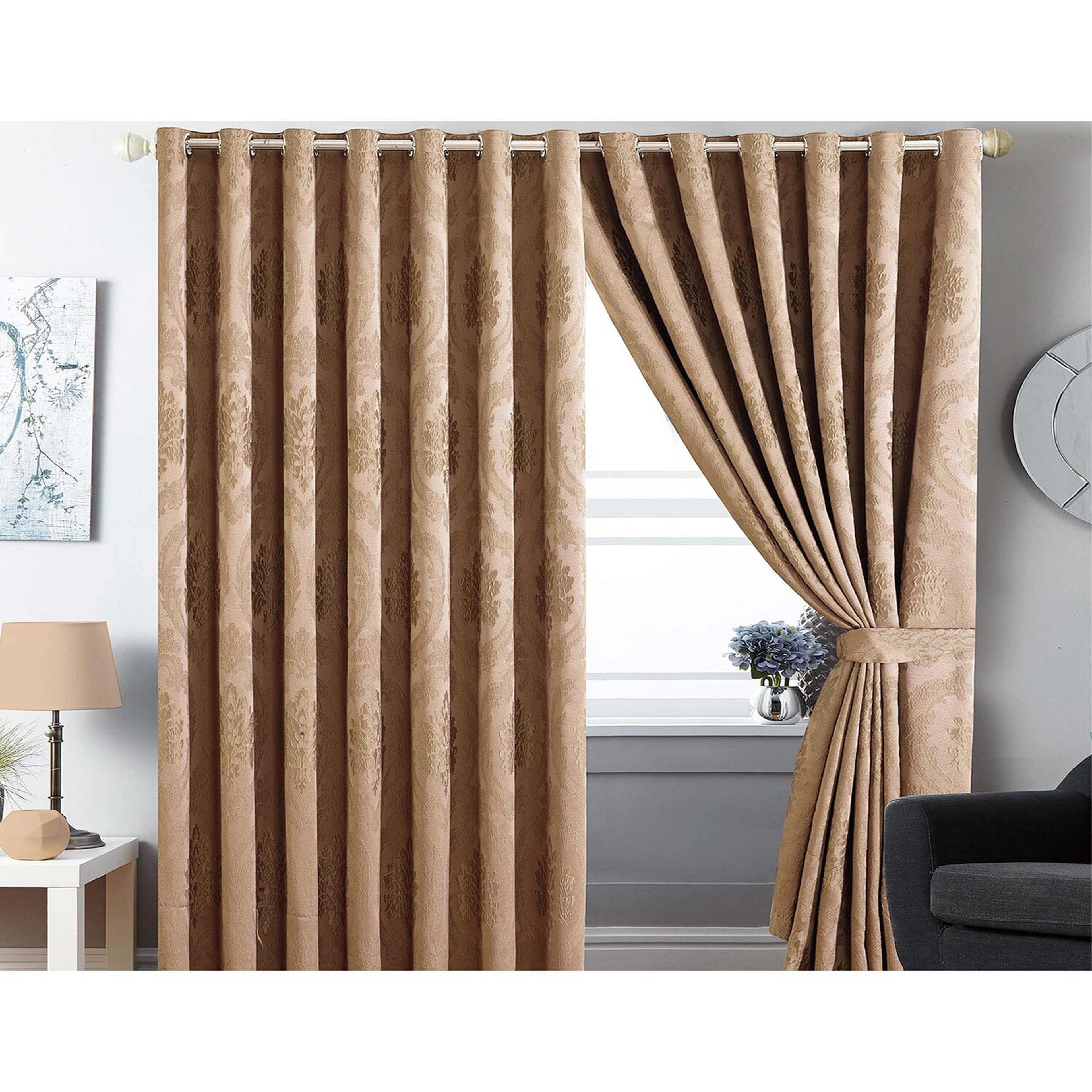 Tom Smith Window Curtain 140x260cm Assorted Colors & Designs