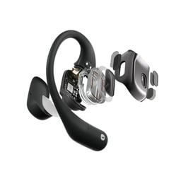Shokz OpenFit Headphones Wireless Ear-hook,Calls,Music,Sport,Everyday Bluetooth,Black T910BK