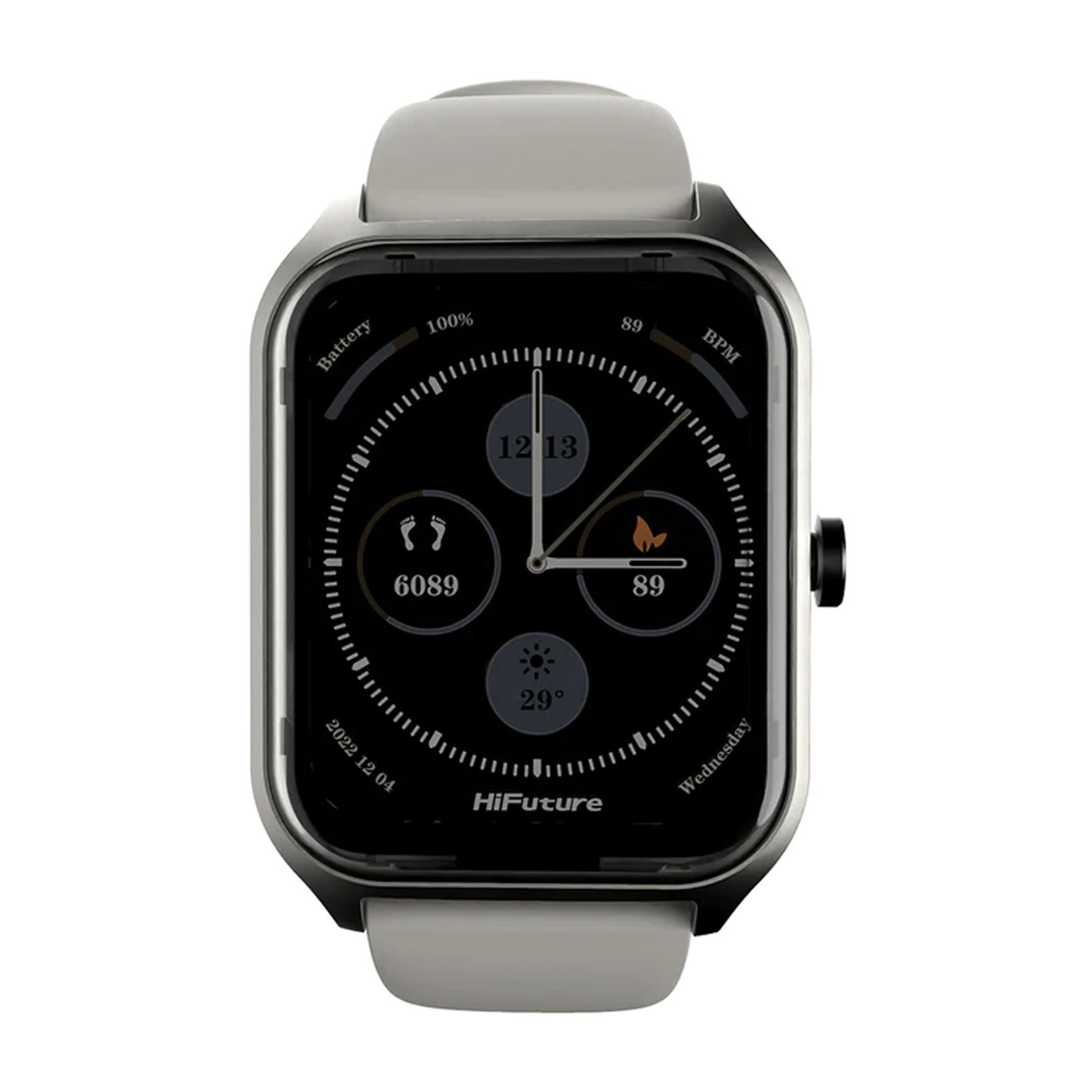HiFuture FutureFit Ultra 2 Pro Smartwatch, AMOLED Display, Grey