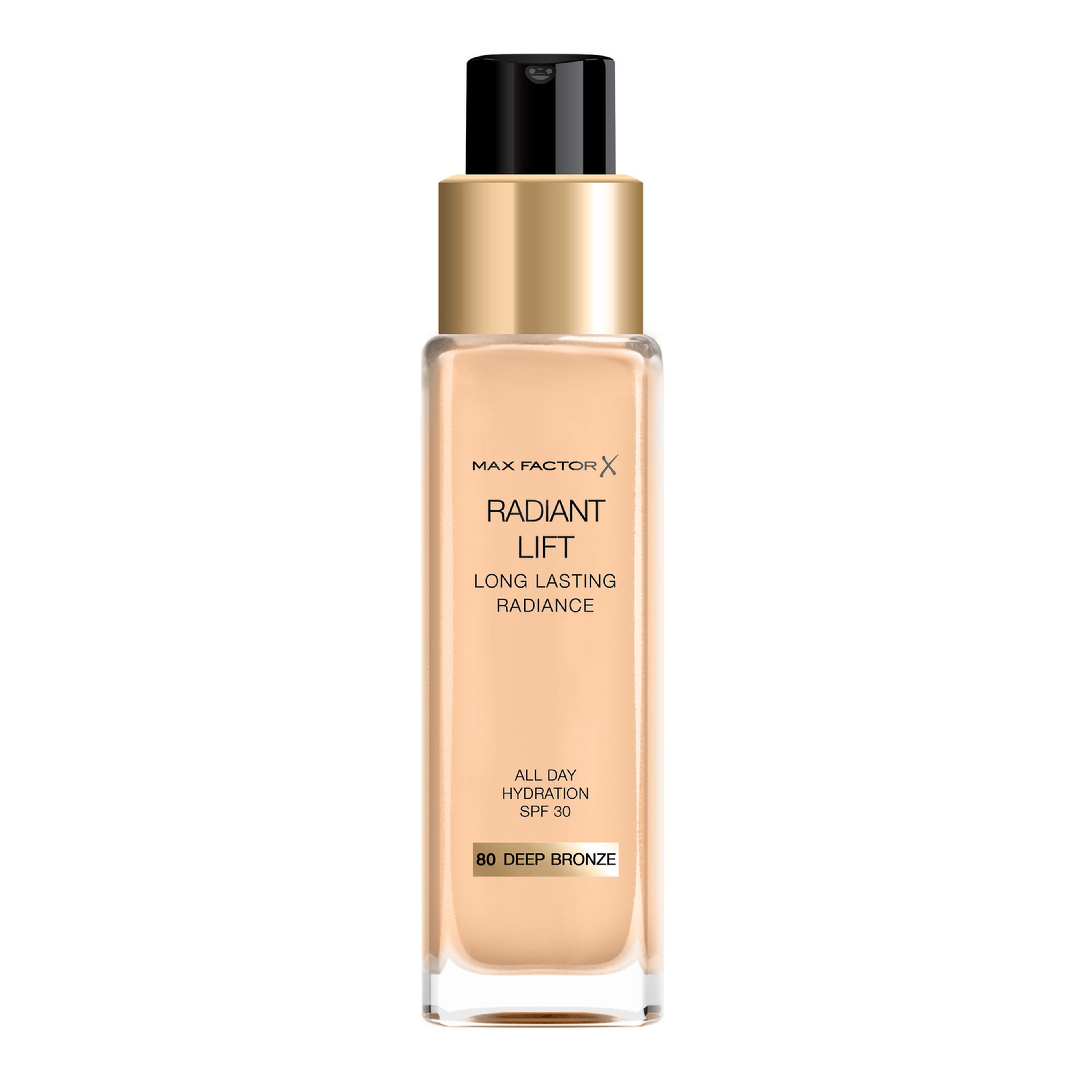 Max Factor Radiant Lift Foundation, 080 Deep Bronze, 30 ml