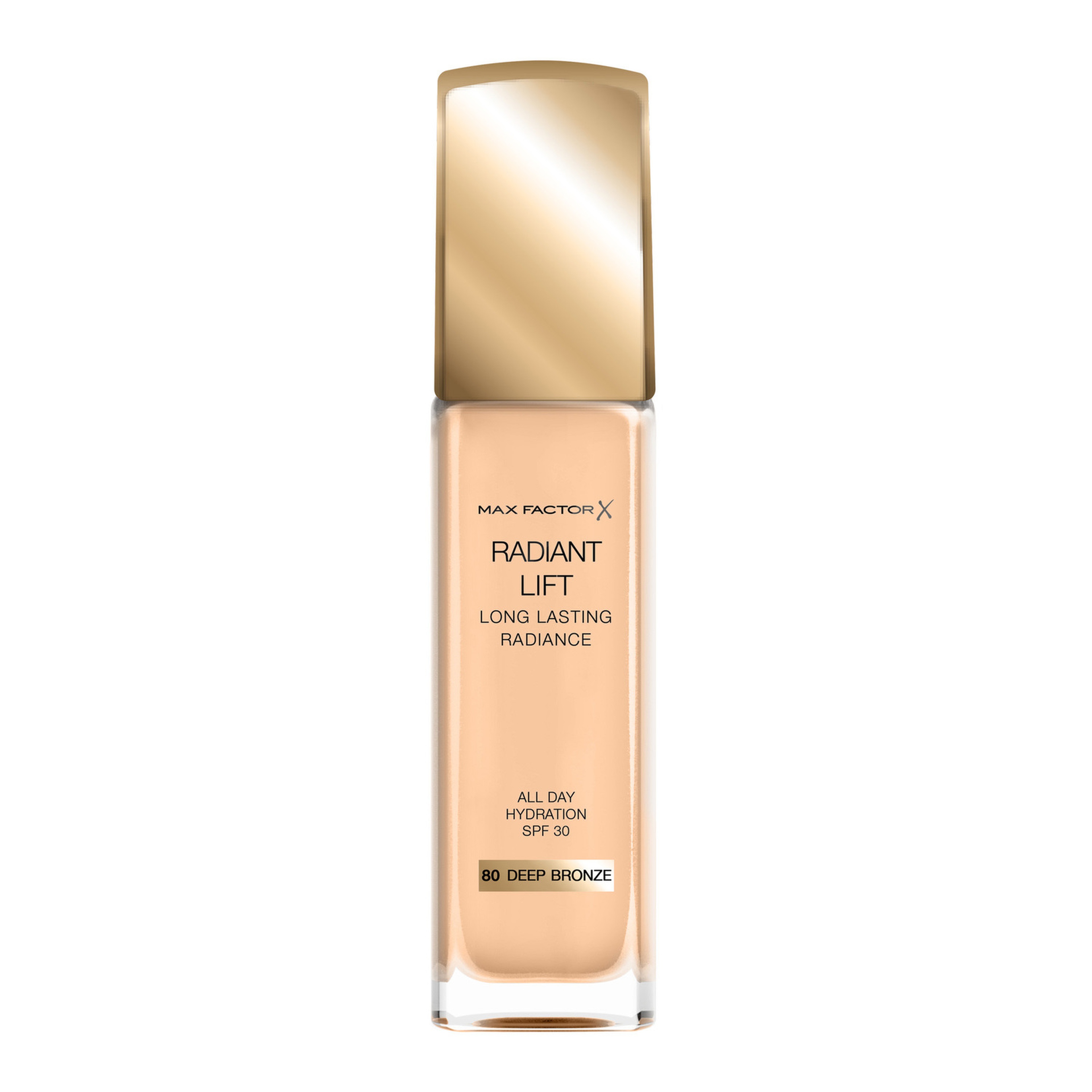Max Factor Radiant Lift Foundation, 080 Deep Bronze, 30 ml