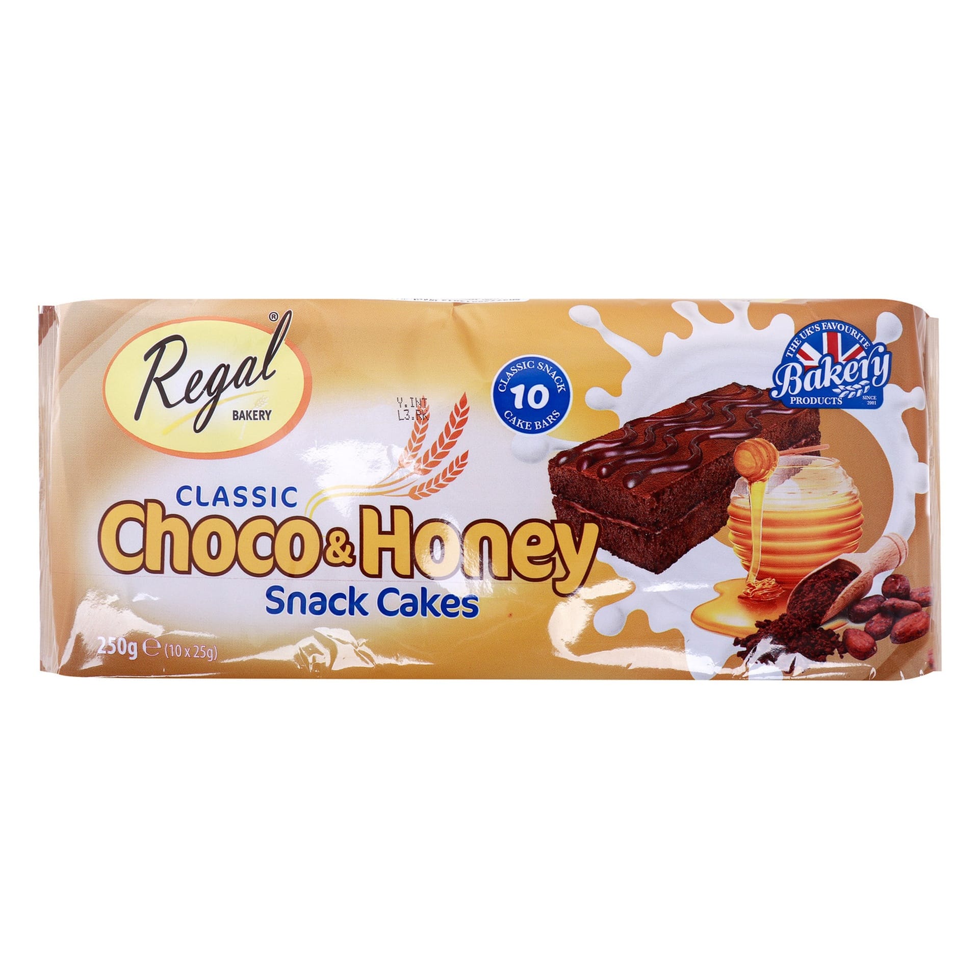 Regal Bakery Classic Choco and Honey Snack Cakes 250 g