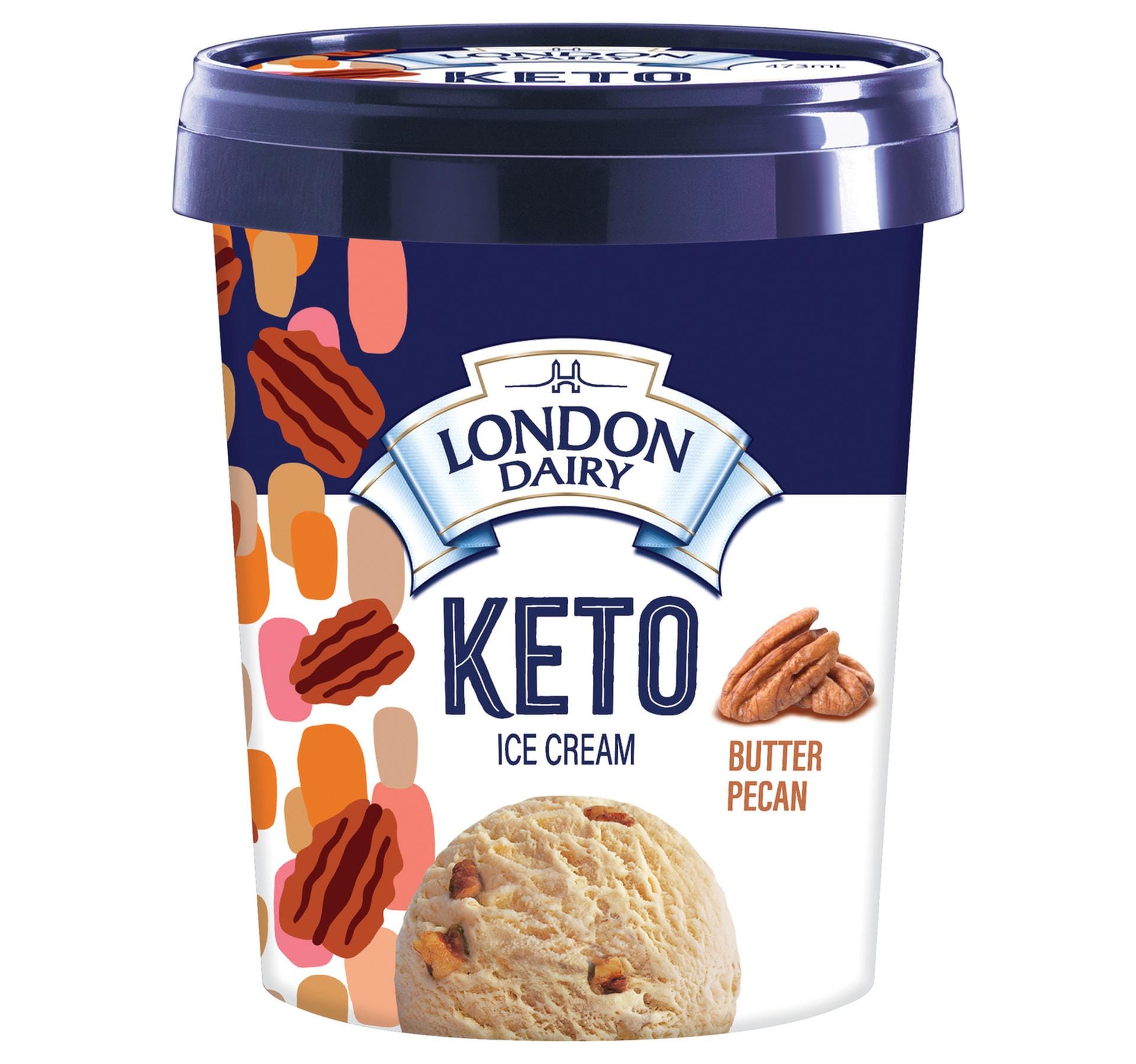 London Dairy Keto Butter Pecan Ice Cream 473 ml