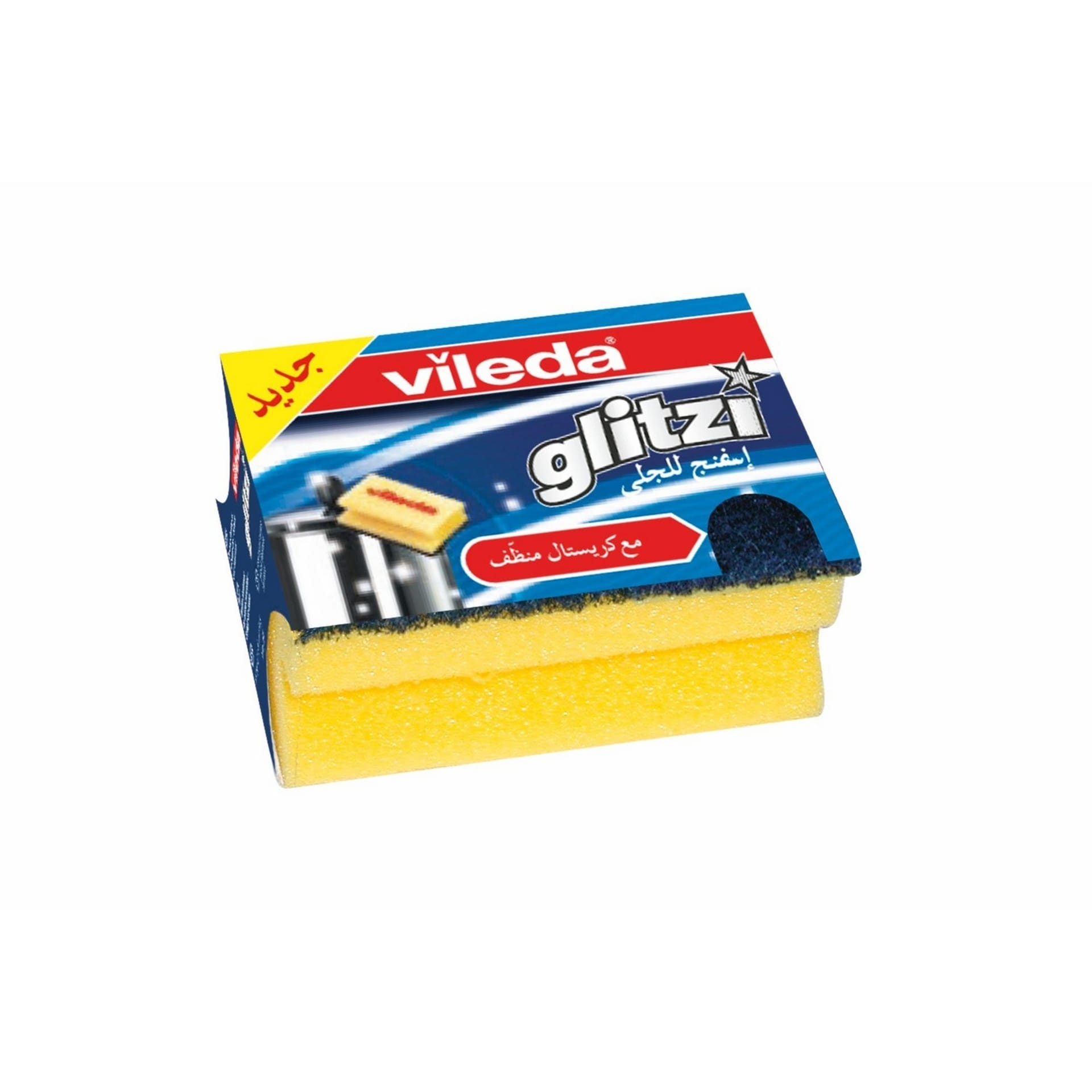 Vileda Glitzi Sponge Scourer Dish Washing High Foam 1 pc