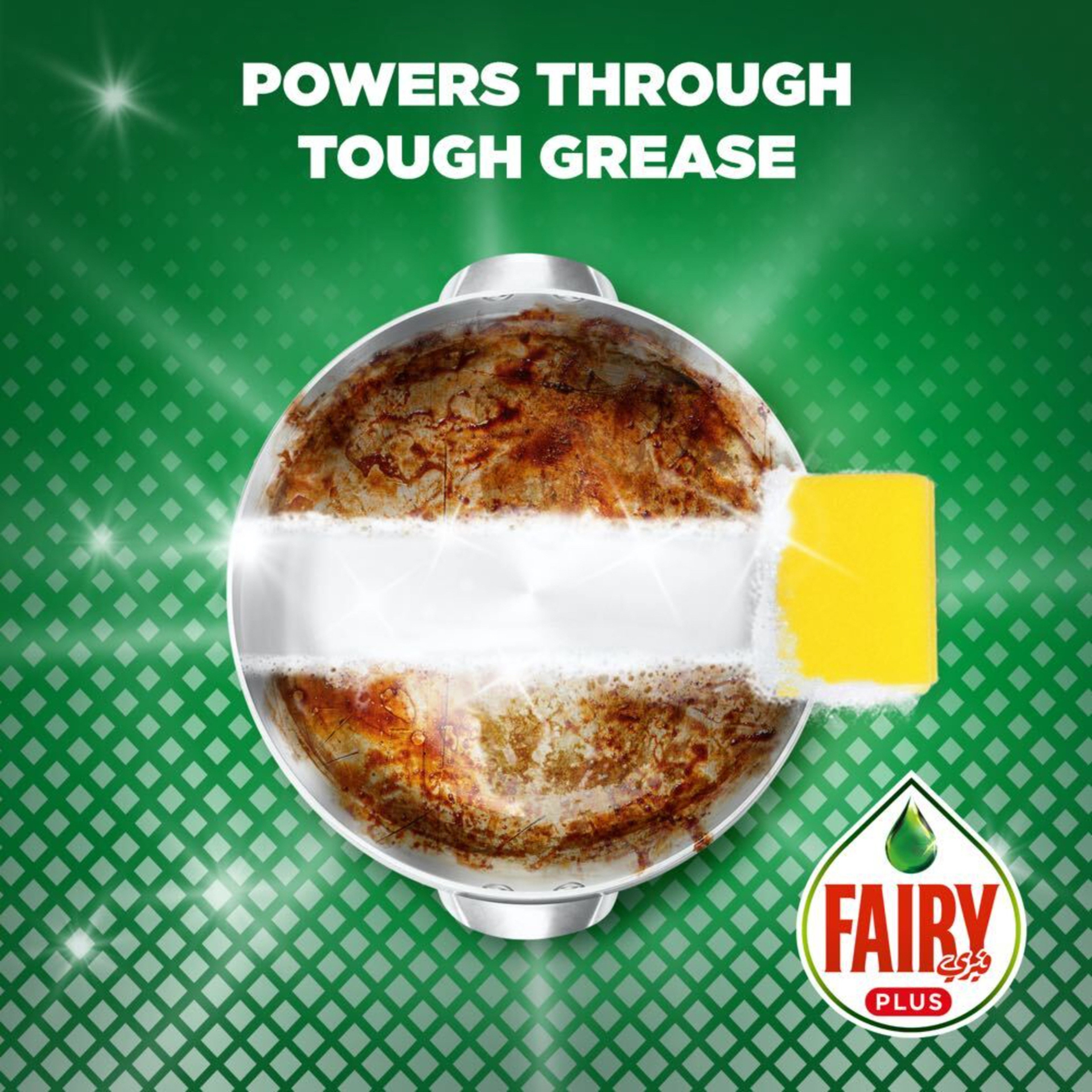 Fairy Plus Original Dishwashing Liquid Soap With Alternative Power To Bleach Value Pack 2 x 600 ml