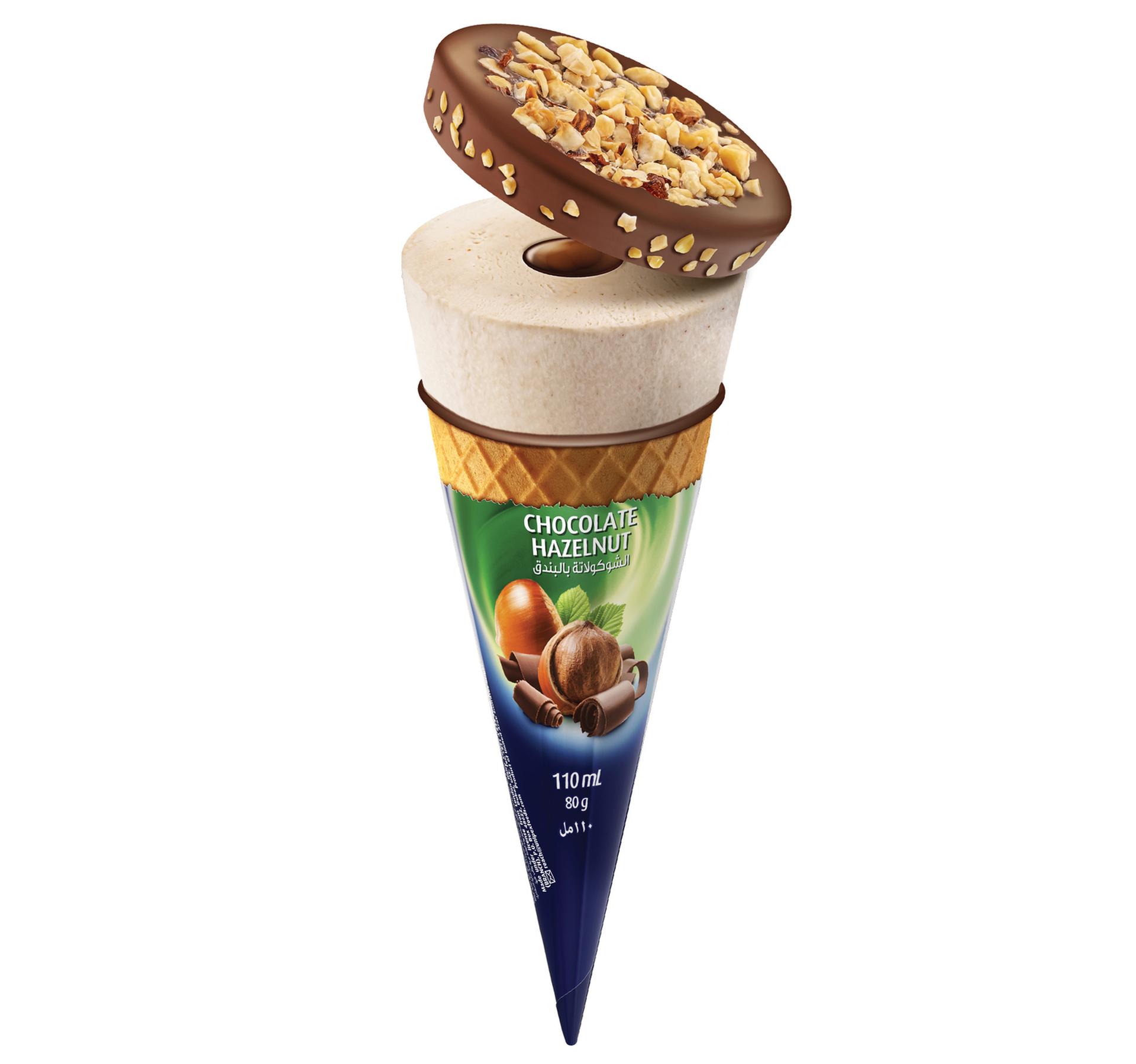 London Dairy Choco Hazelnut Ice Cream Cone 110 ml