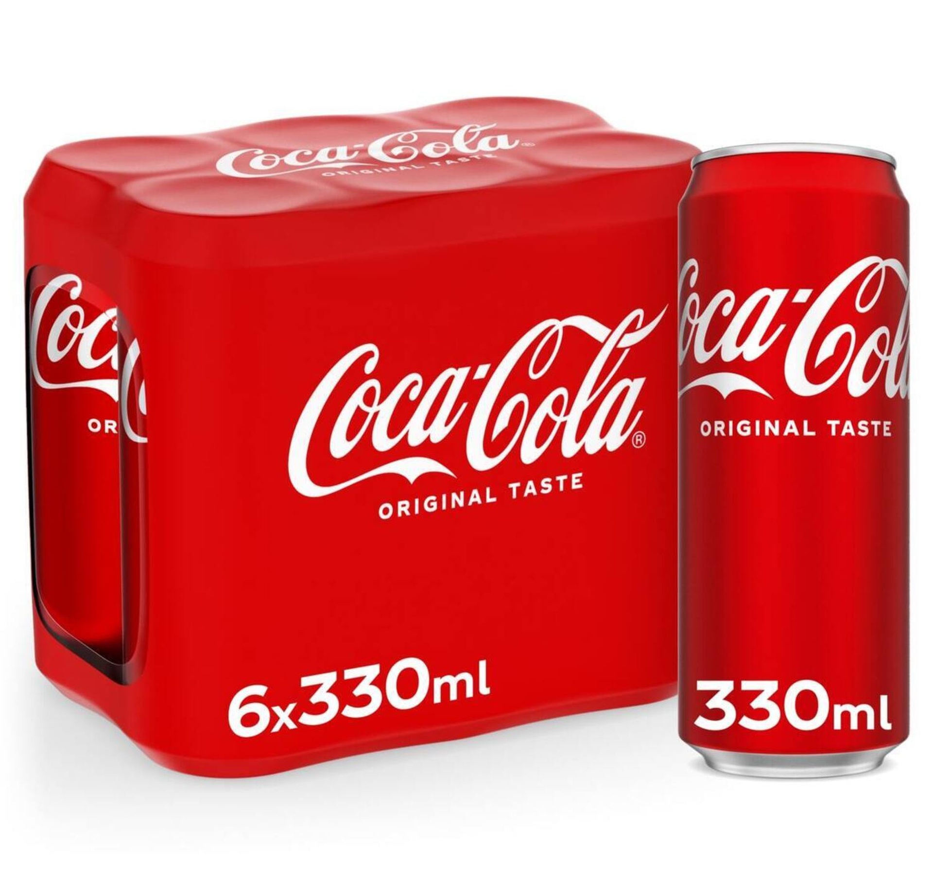 Coca Cola Regular Can Value Pack 6 x 330 ml