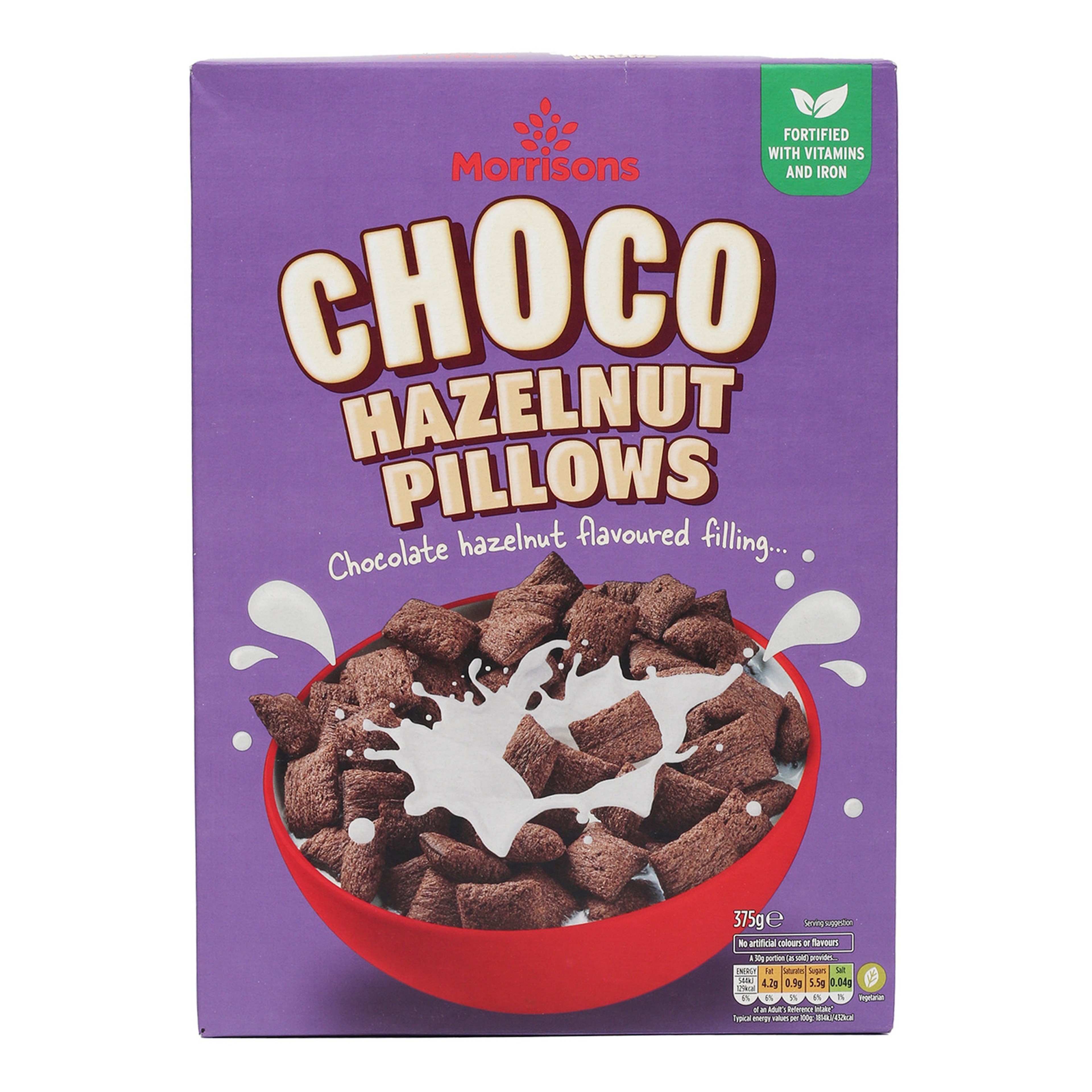 Morrisons Choco Hazelnut Pillows 375 g