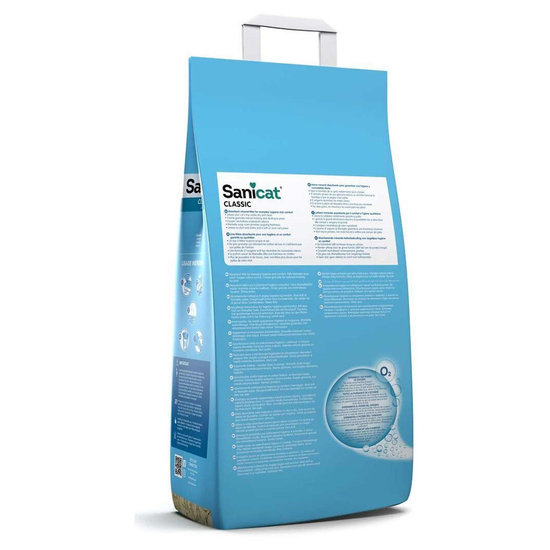 Sanicat Classic Cat Absorbent Marsella Soap Litter, 10 L