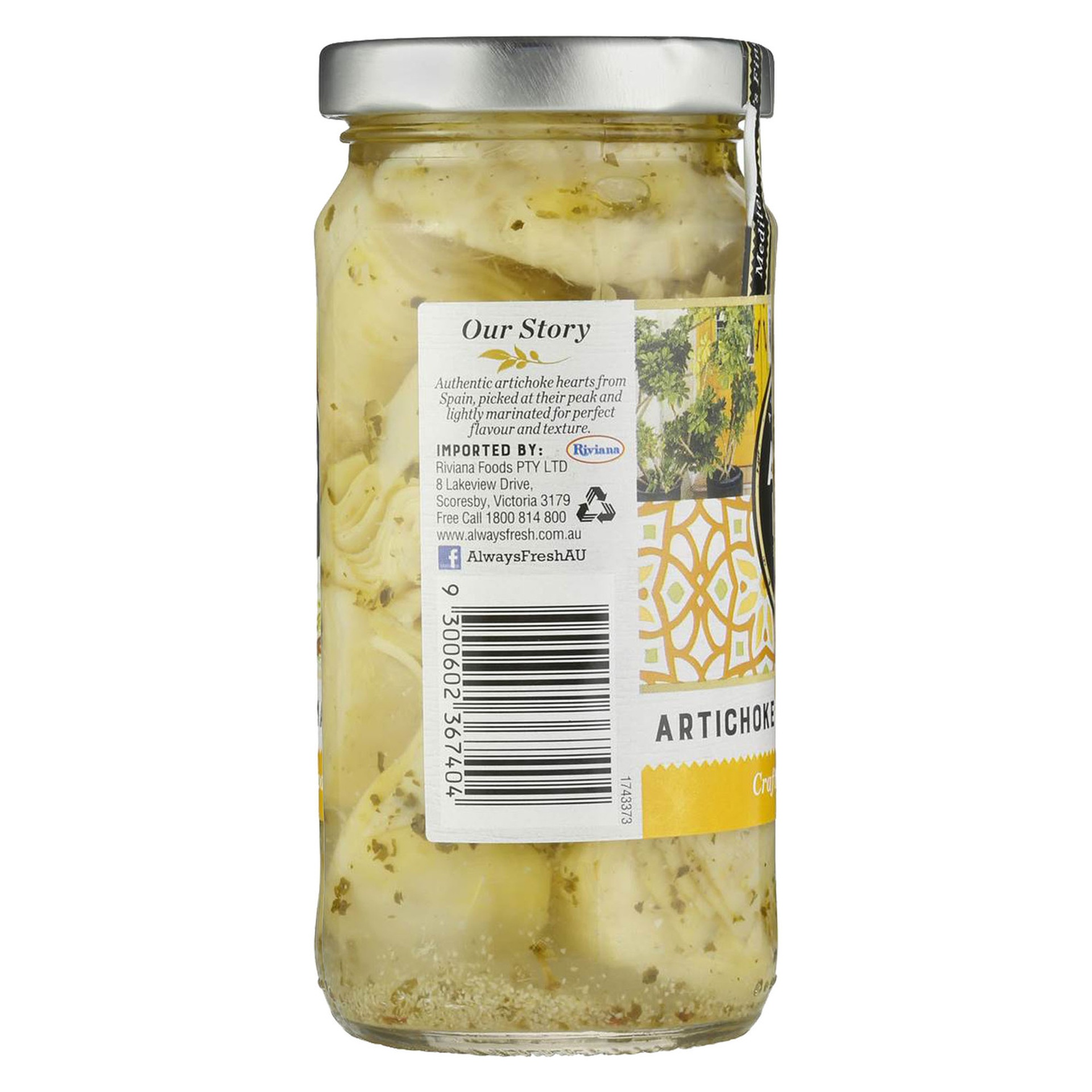 Always Fresh Artichoke Hearts Marinated 230 g