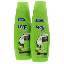 Pert Anti Dandruff Shampoo Coconut & Lemon 2 x 400 ml
