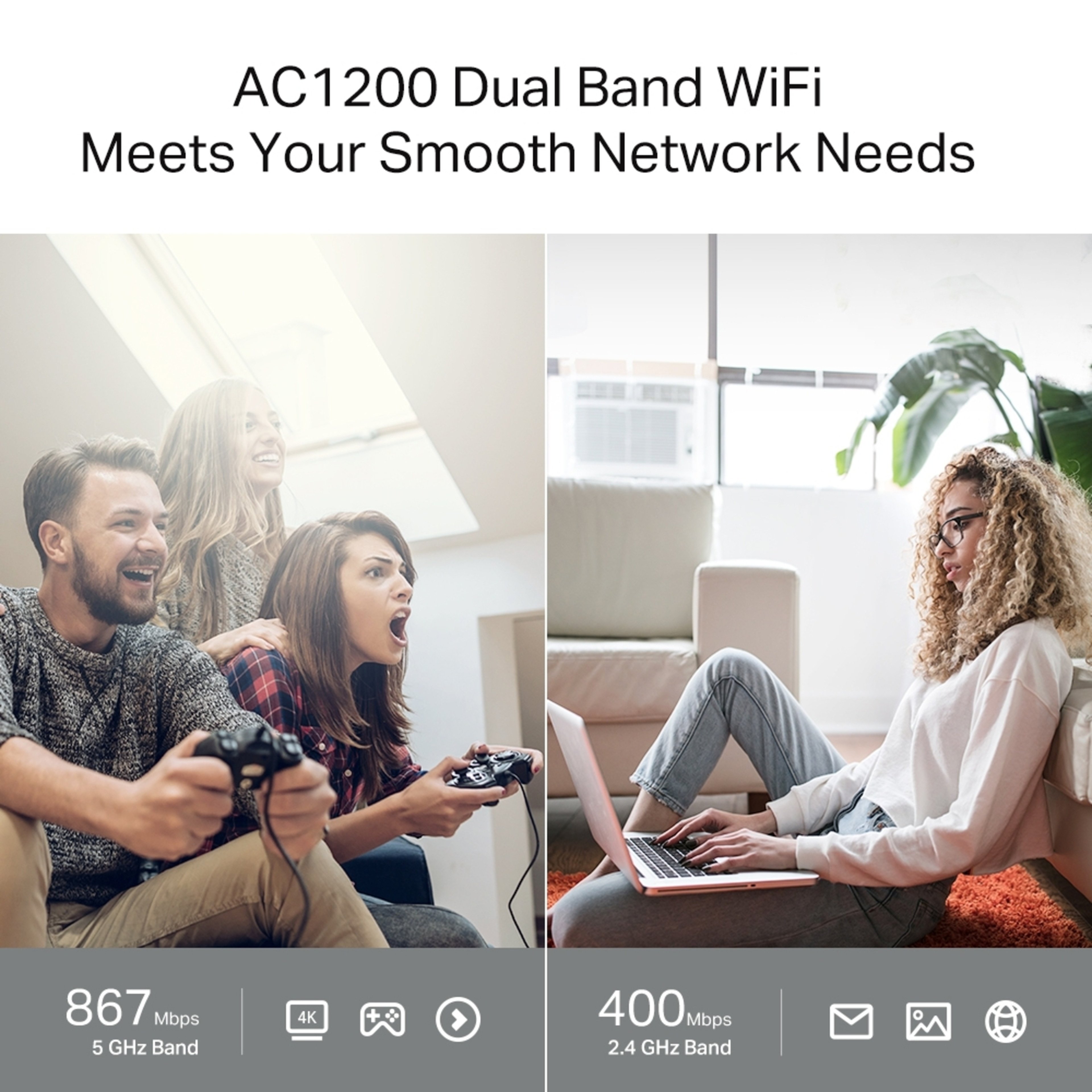 TP-Link AC1200 Dual Band Router Archer C64
