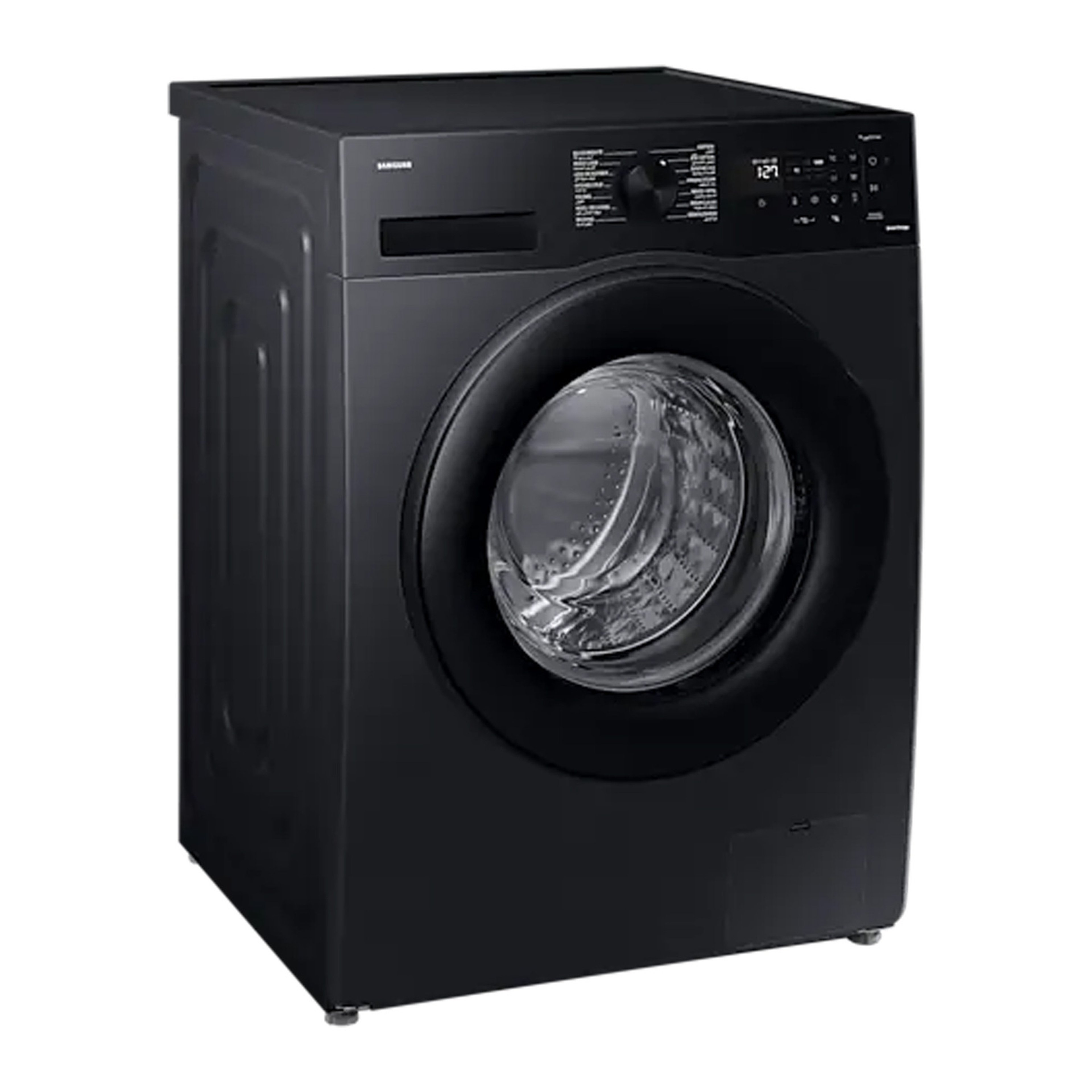 Samsung Front Load Washer, 9 kg, Black, WW90CGC04DABGU