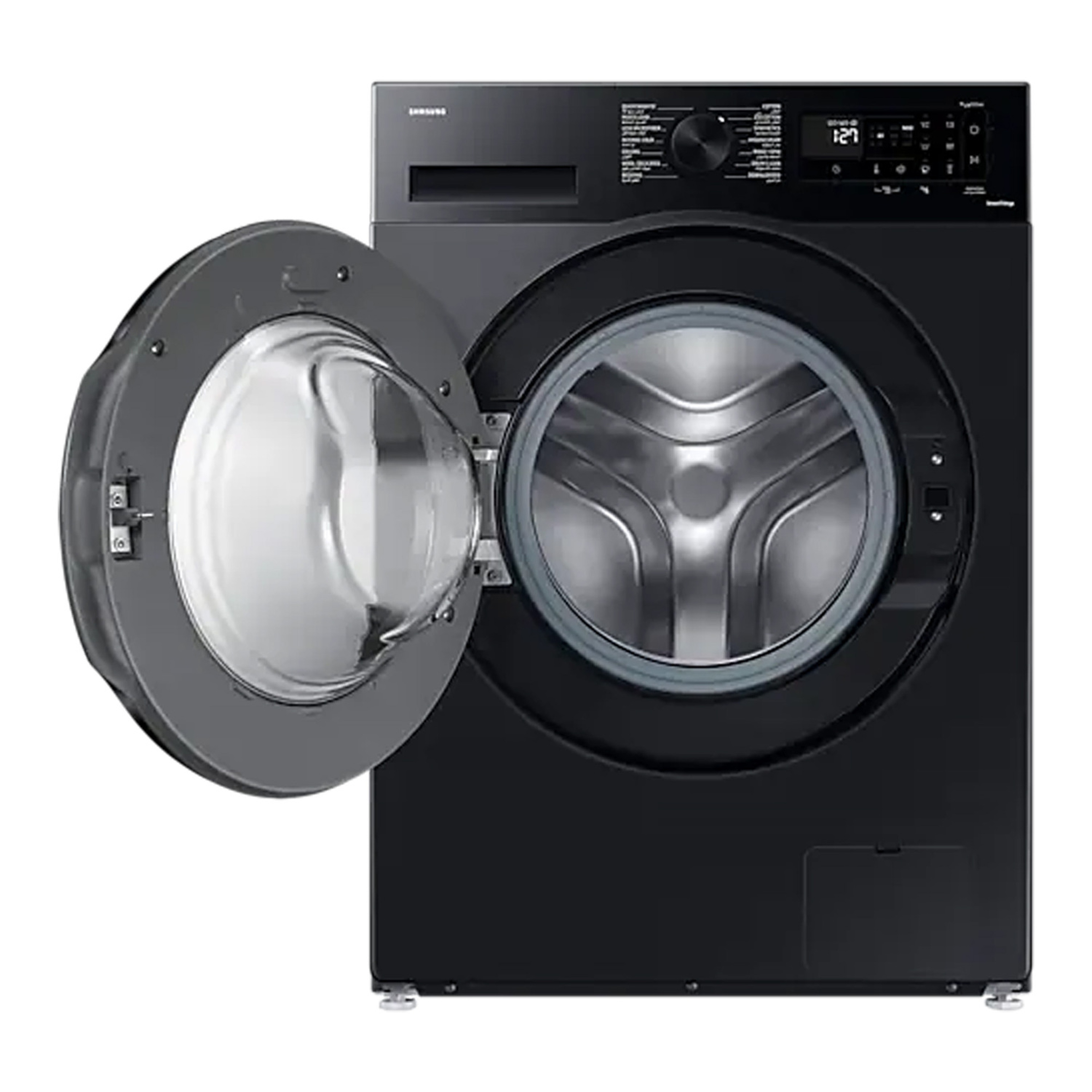 Samsung Front Load Washer, 9 kg, Black, WW90CGC04DABGU