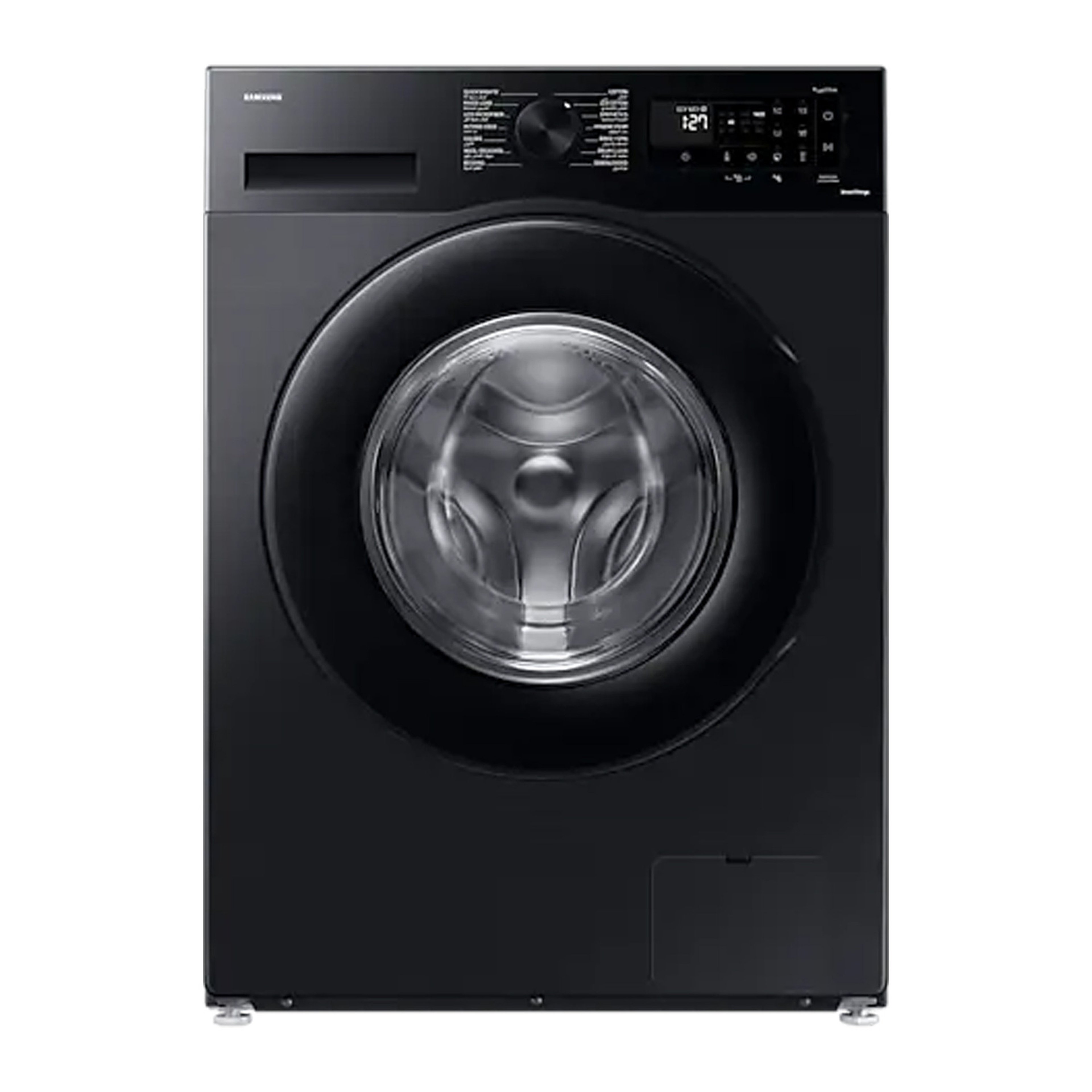 Samsung Front Load Washer, 9 kg, Black, WW90CGC04DABGU