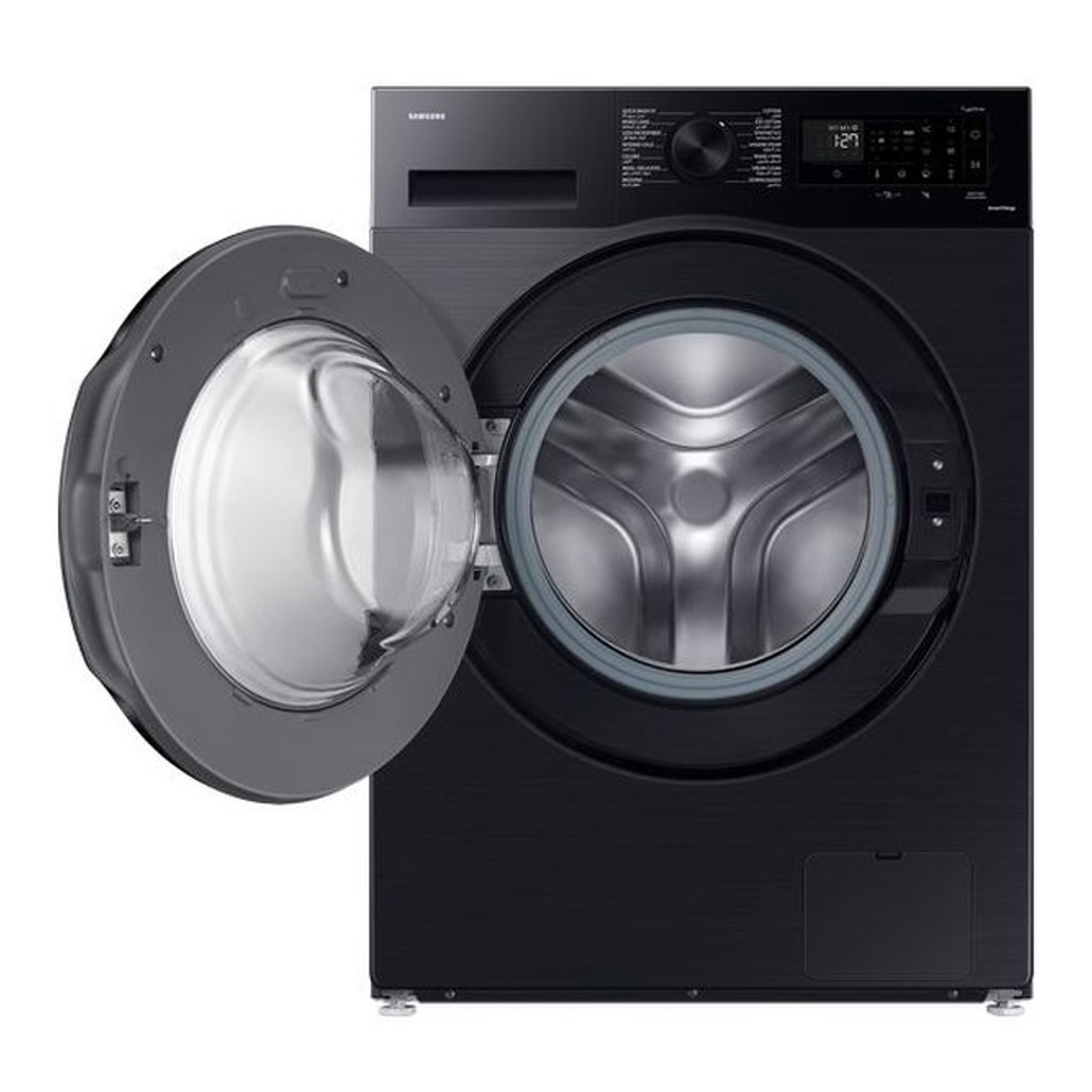 Samsung Front Load Washer, 9 kg, Black, WW90CGC04DABGU