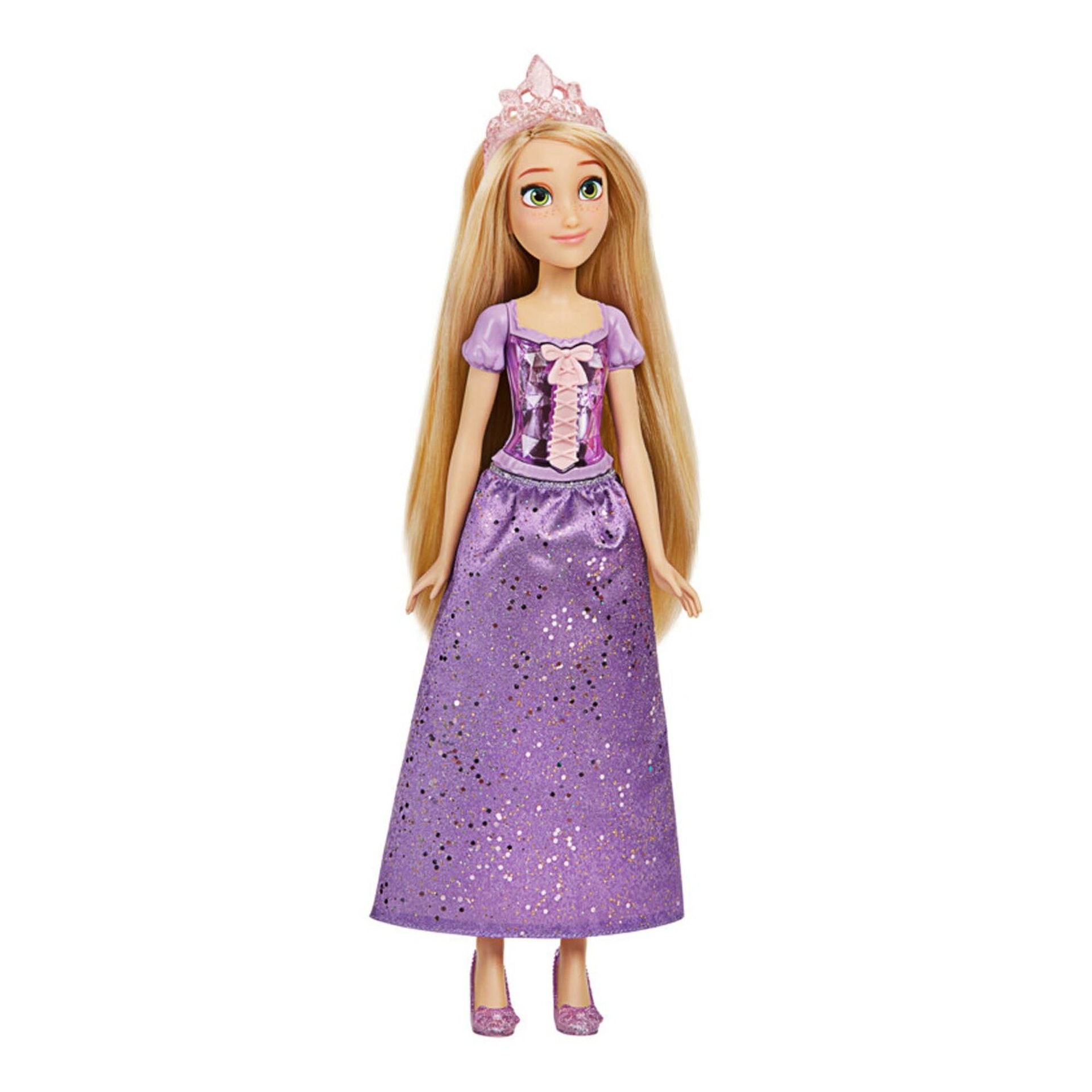 Disney Princess Royal Shimmer Rapunzel Fashion Doll 30 cm with Skirt and Accessories F0896