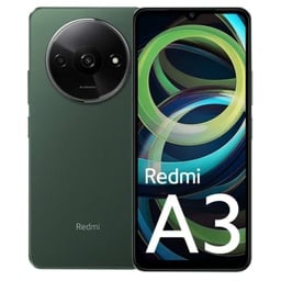 Xiaomi Redmi A3 4G Smartphone, 3 GB RAM, 64 GB Storage, Forest Green