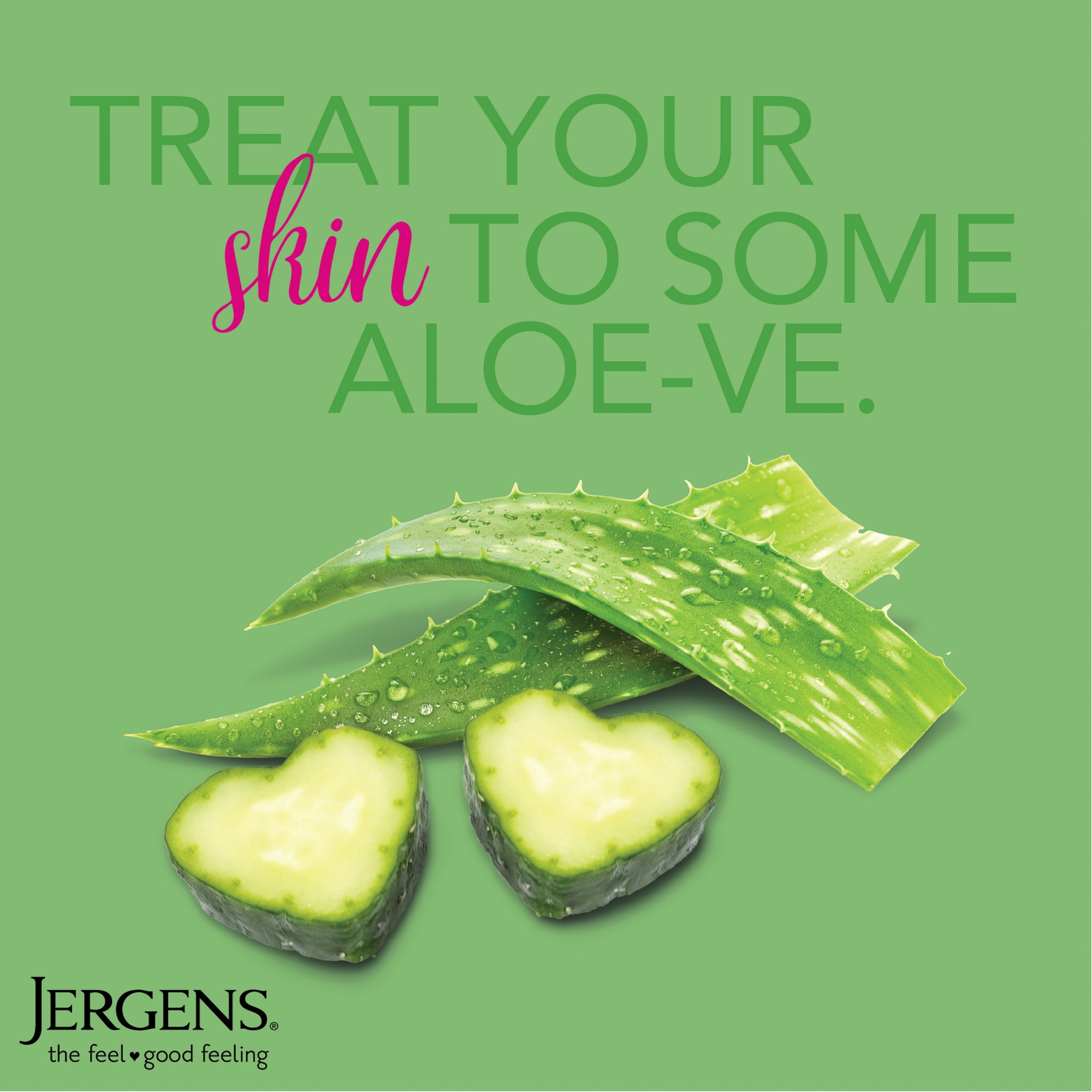 Jergens Soothing Aloe Body Lotion 600 ml