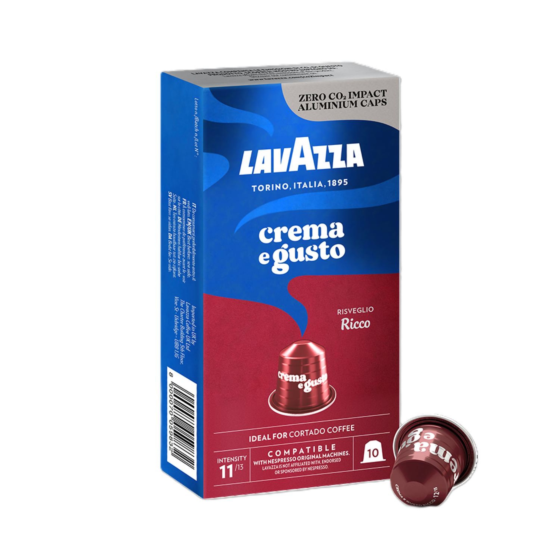 Lavazza Crema E Gusto Ricco 10pcs 55 g
