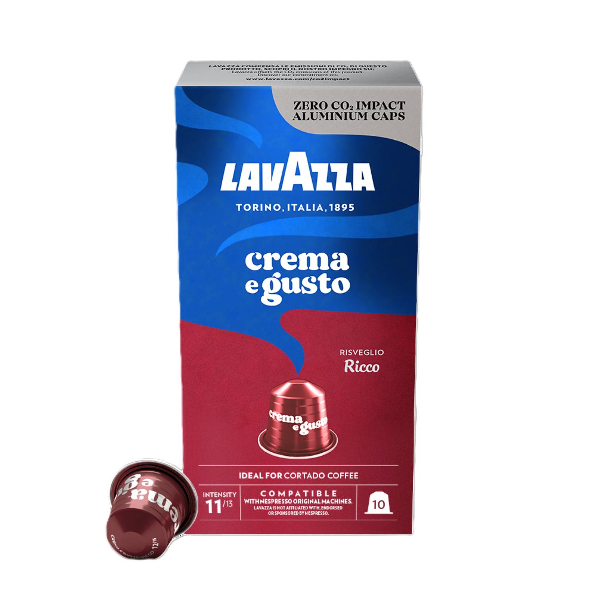 Lavazza Crema E Gusto Ricco 10pcs 55 g