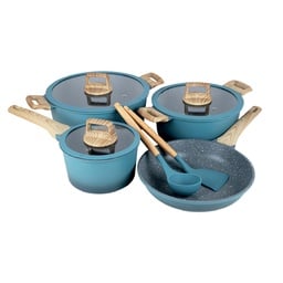 Chefline Diecast Cookware Set with Handle, 9 pcs, K409