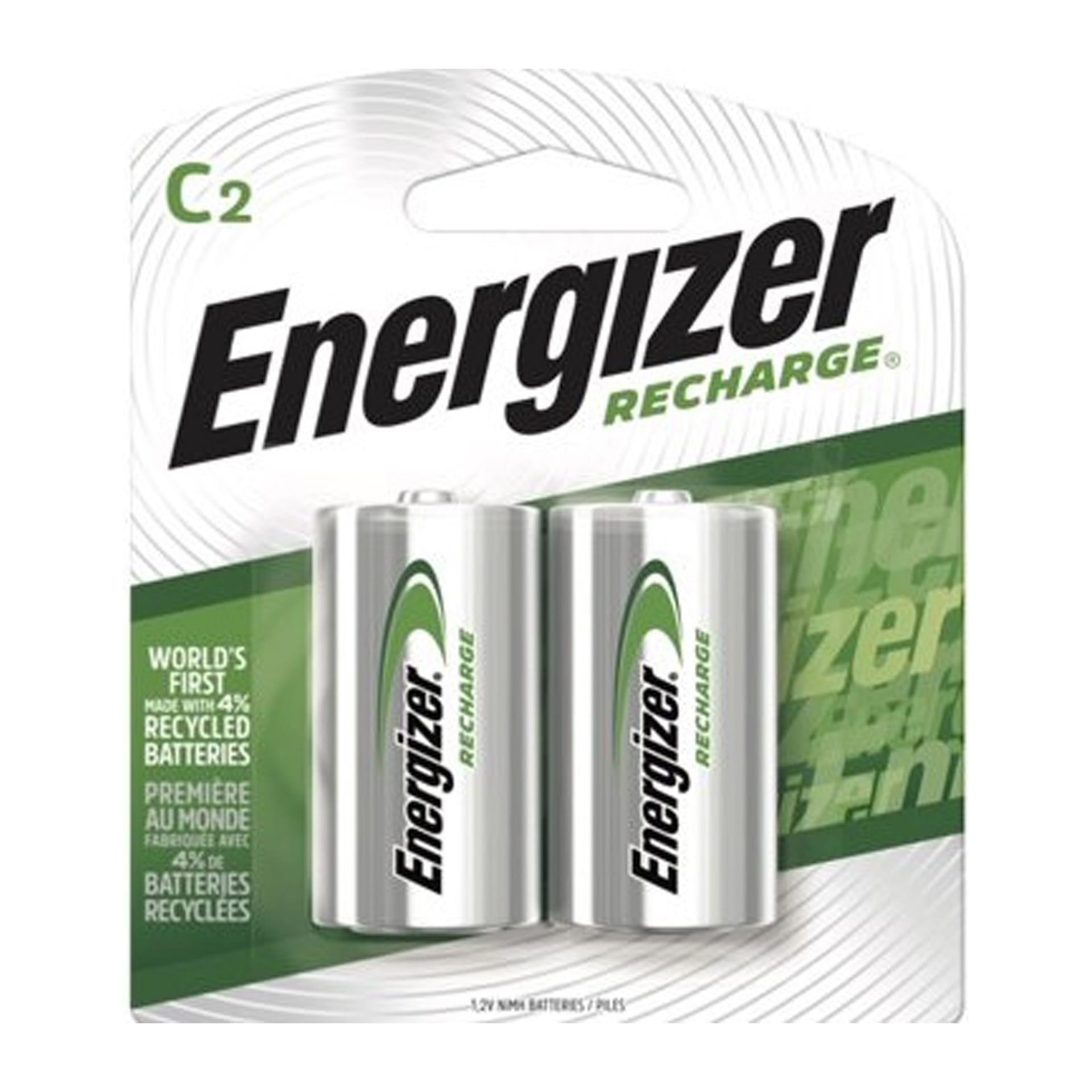 Energizer Rechargeable C2 Battery NH35C, Pack of 2 Pcs