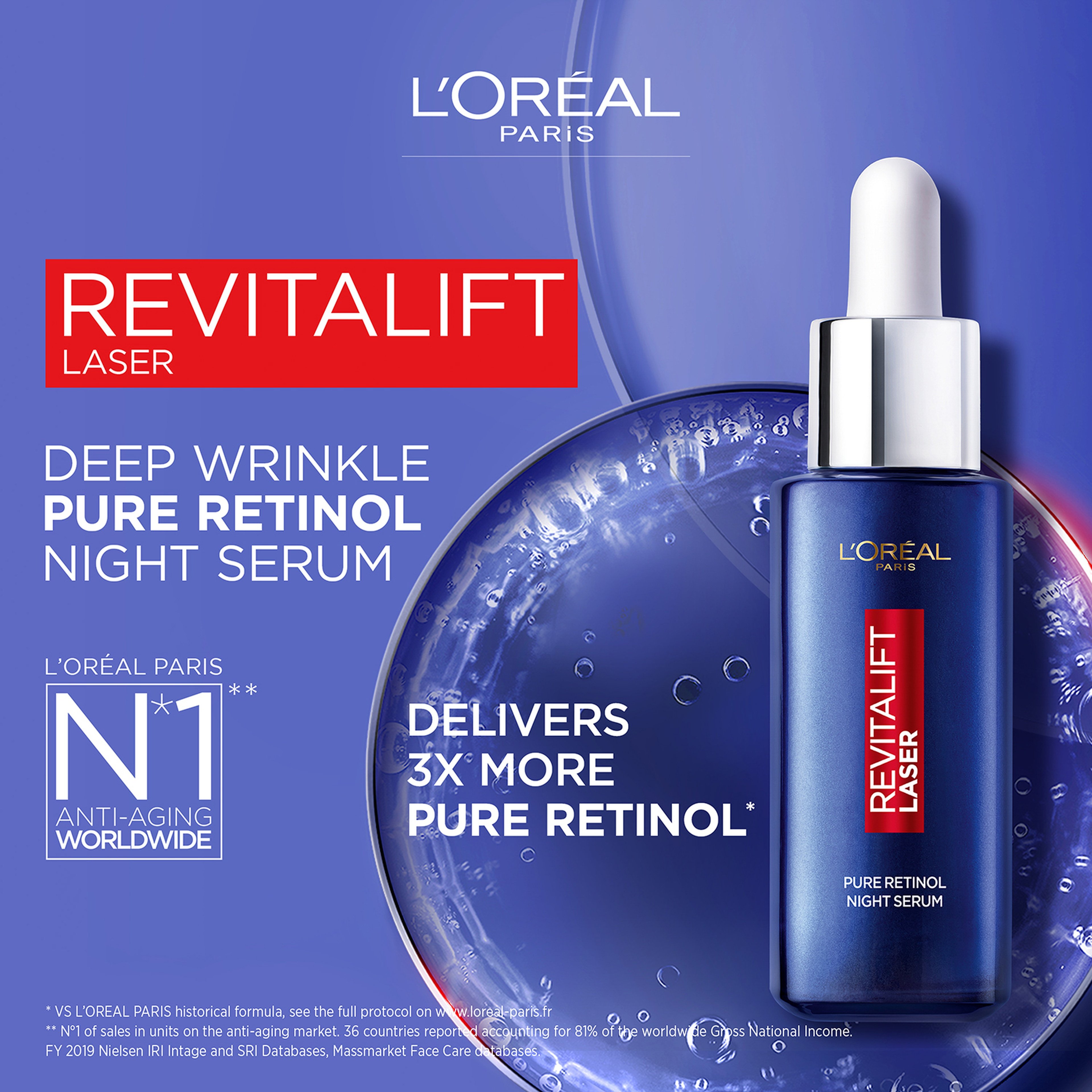L'Oreal Paris Revitalift Laser Retinol Night Serum 30 ml
