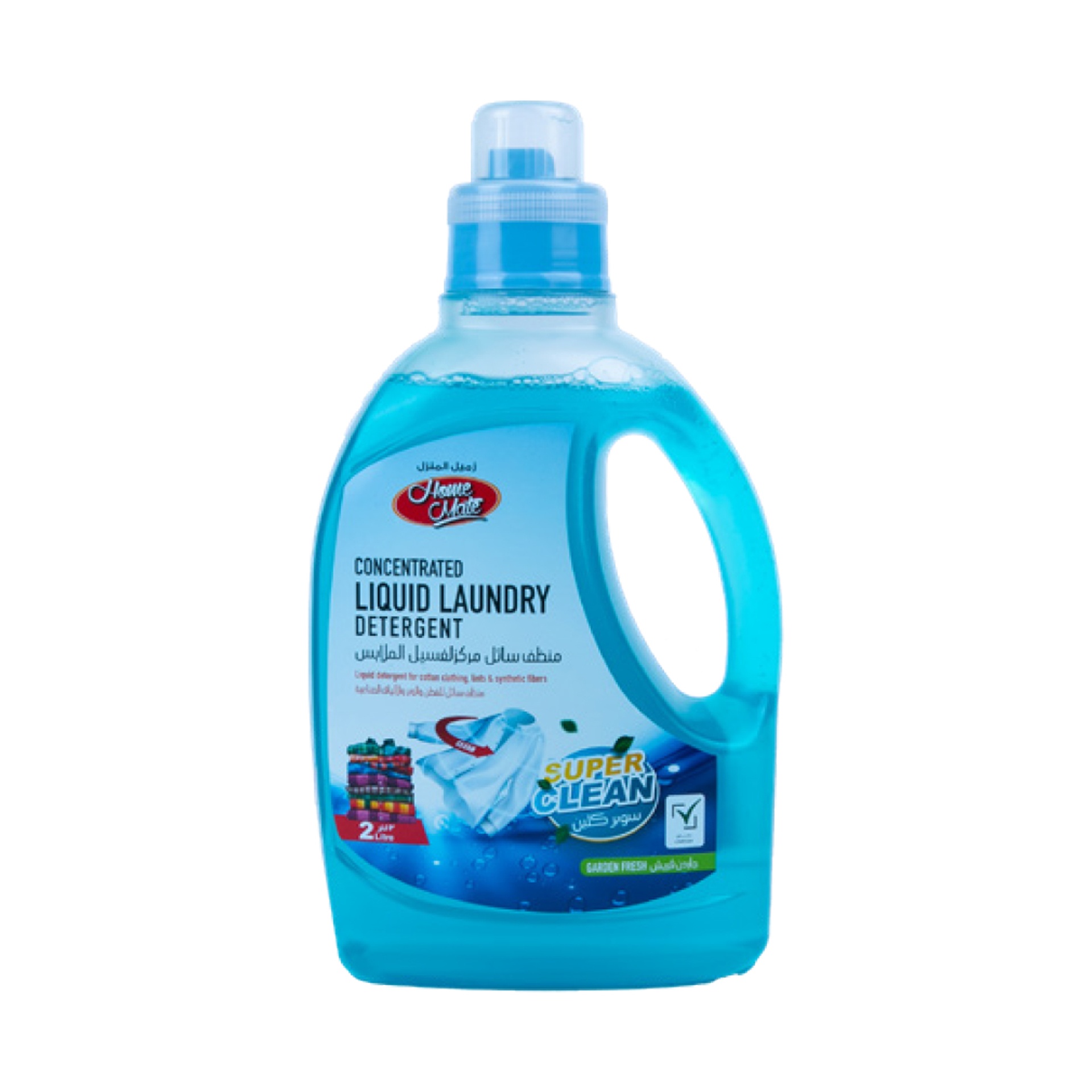 Home Mate Garden Fresh Concentrated Liquid Laundry Detergent 3 Litres + 2 Litres