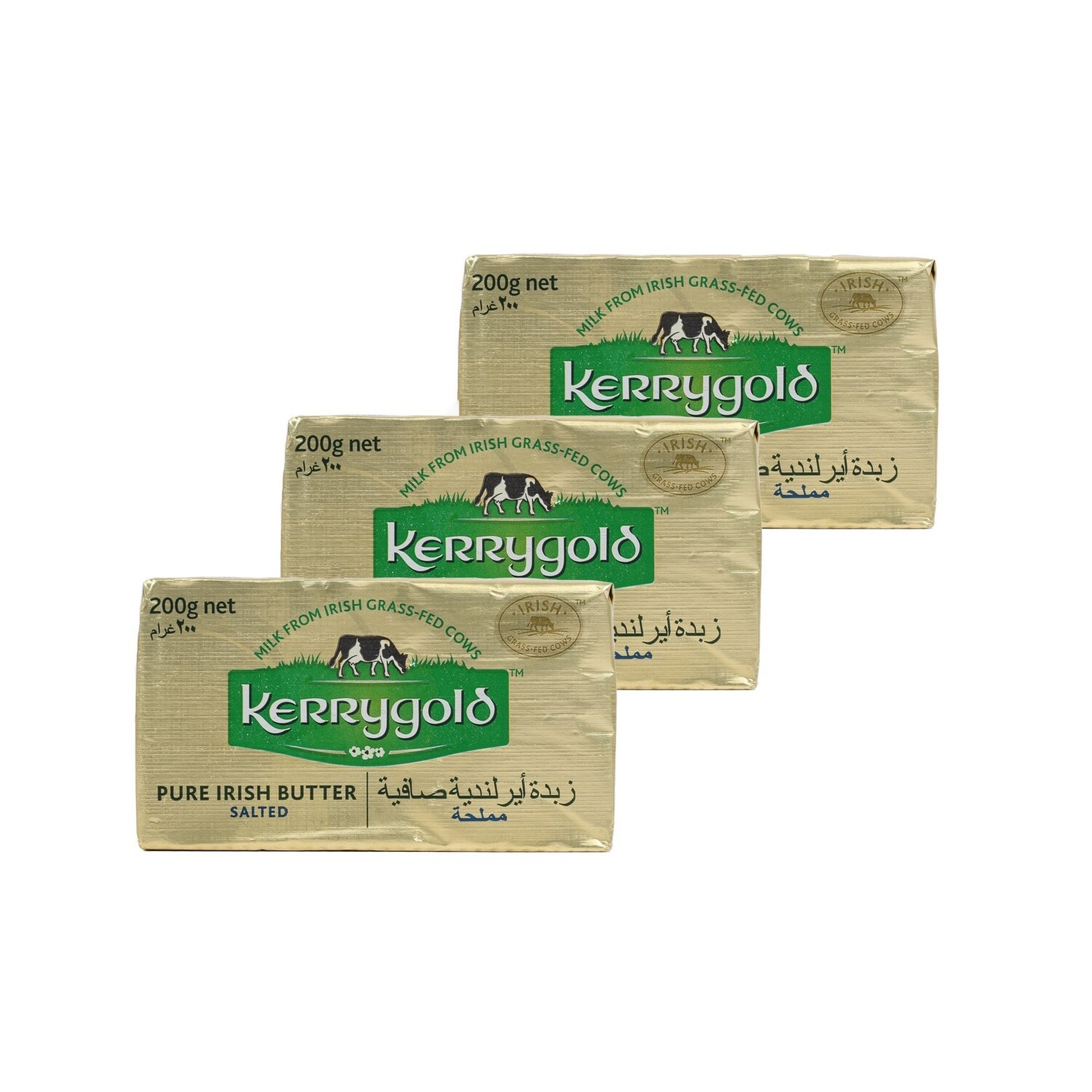Kerrygold Salted Butter Value Pack 3 x 200 g