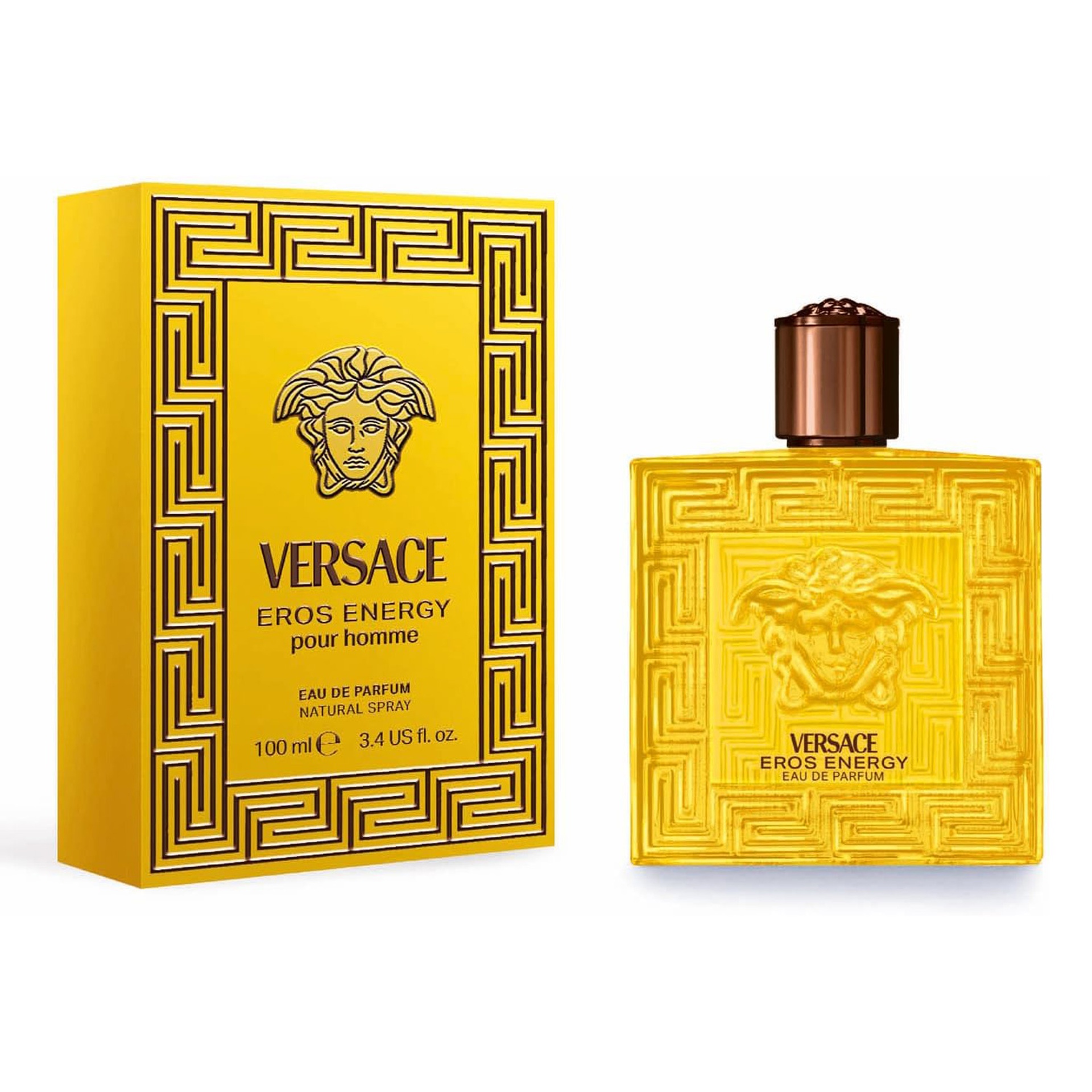 Versace Men’s Eros Energy Eau de Parfum, Citrus, 100 ml