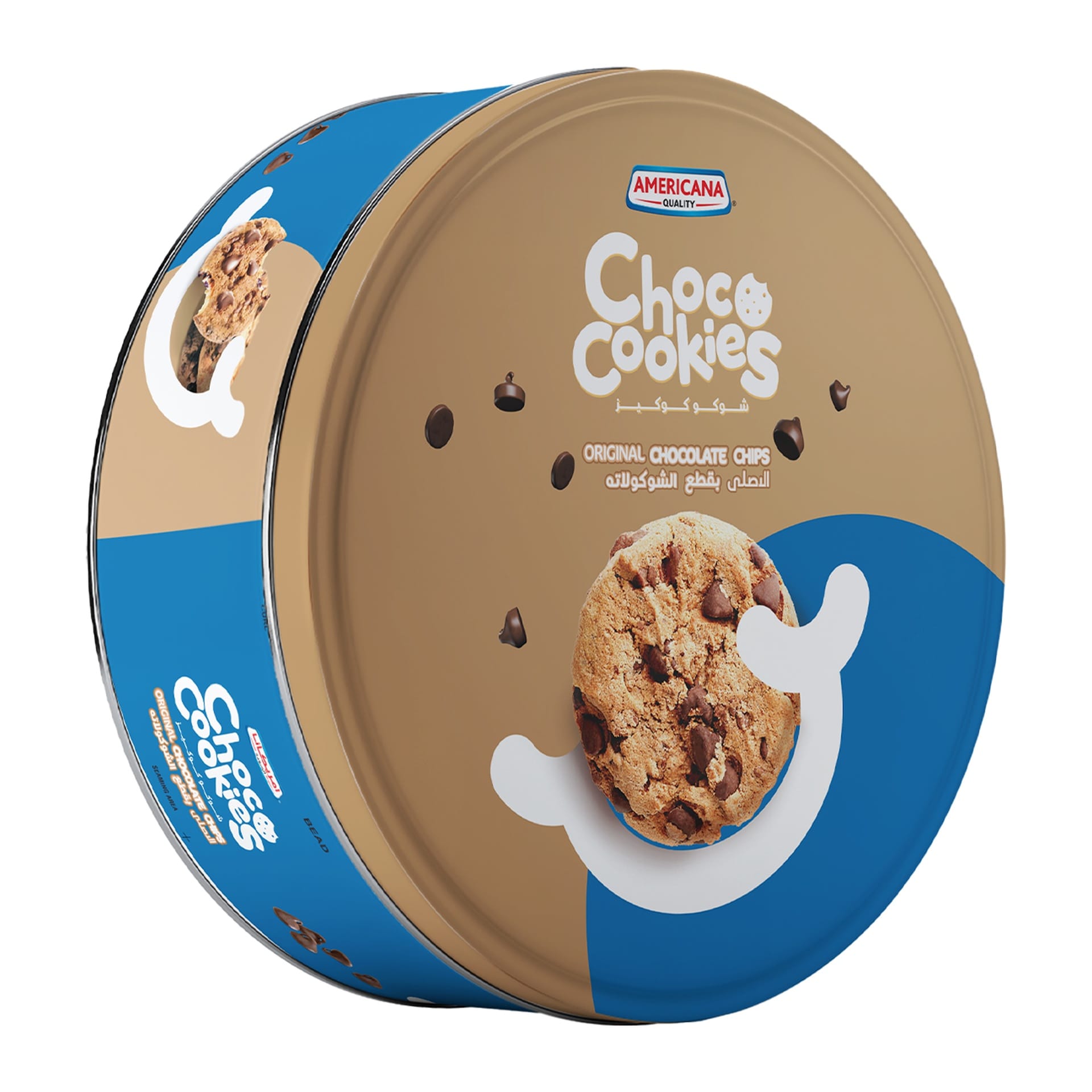 Americana Premium Choco Cookies Original 605 g