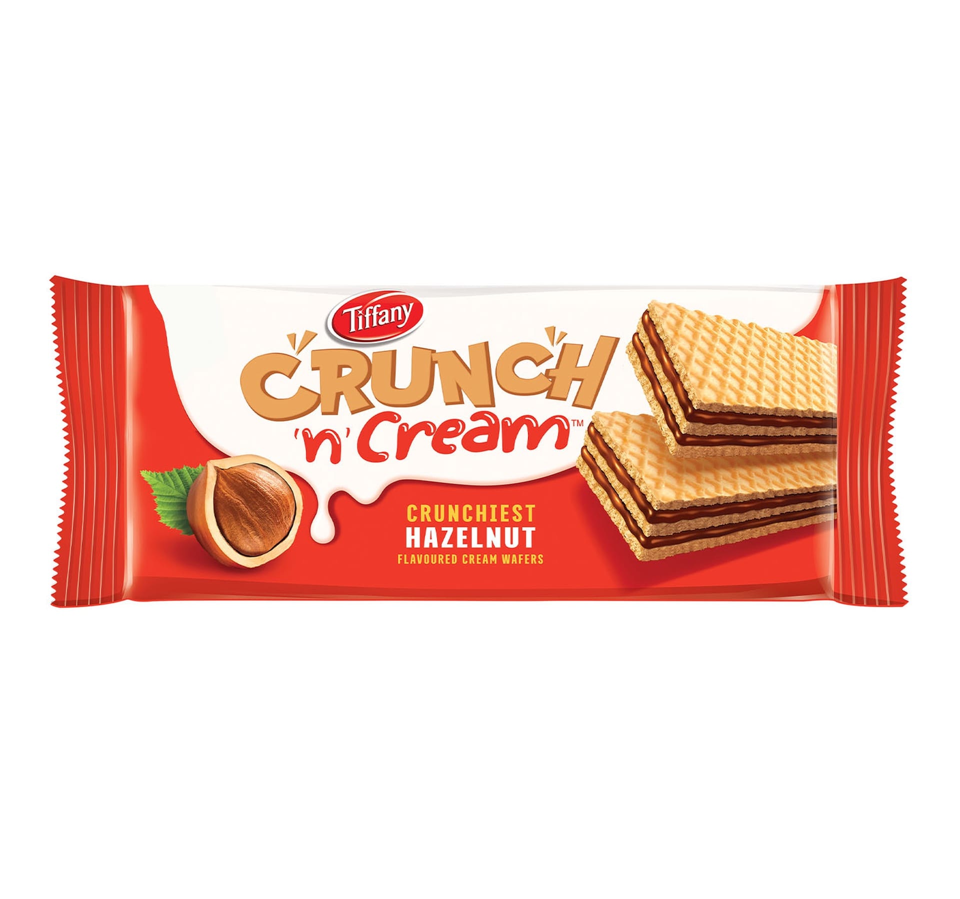 Tiffany Crunch 'n' Cream Hazelnut Flavoured Wafers 65 g