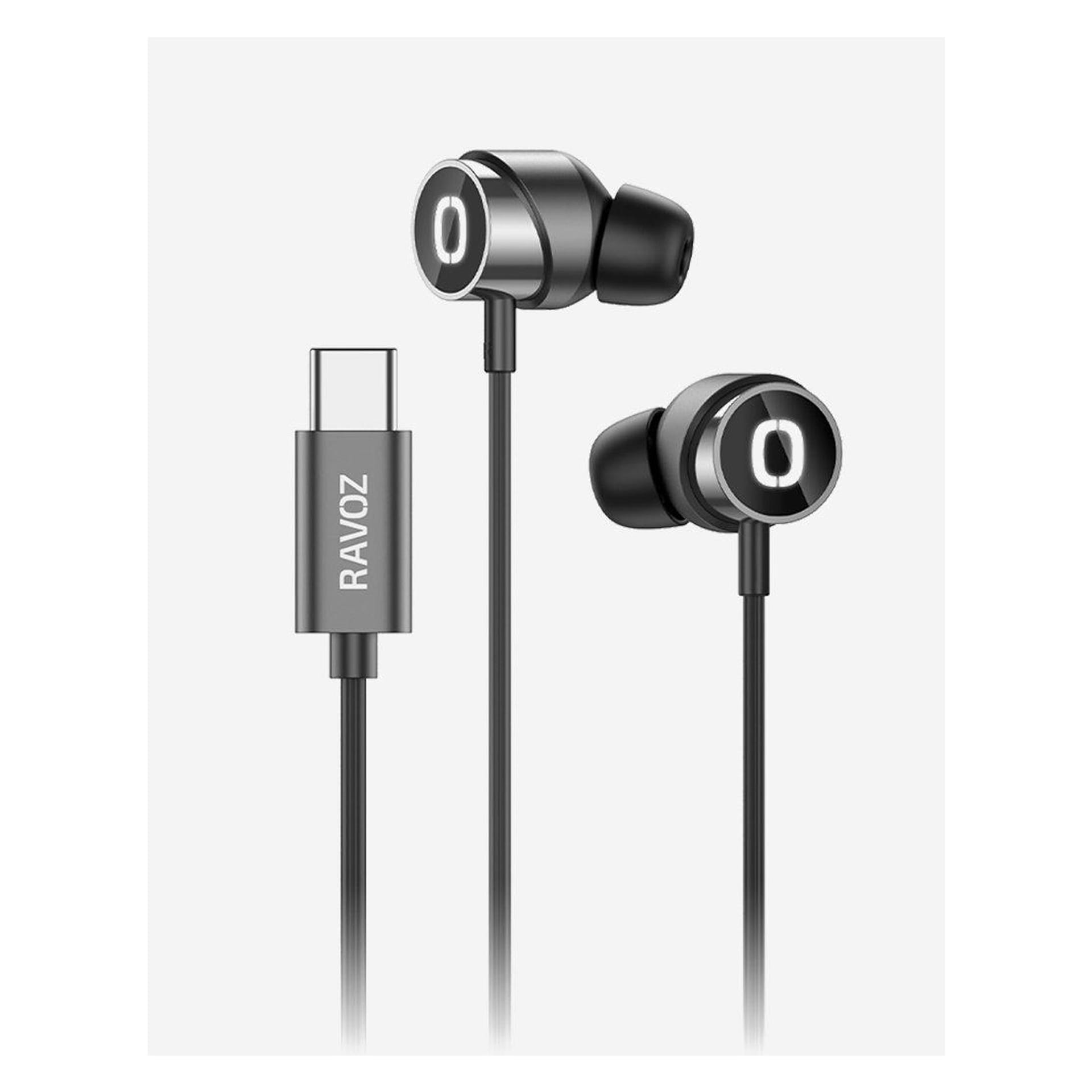 Ravoz Z Tune Type-C In-ear Wired Earphone, Black