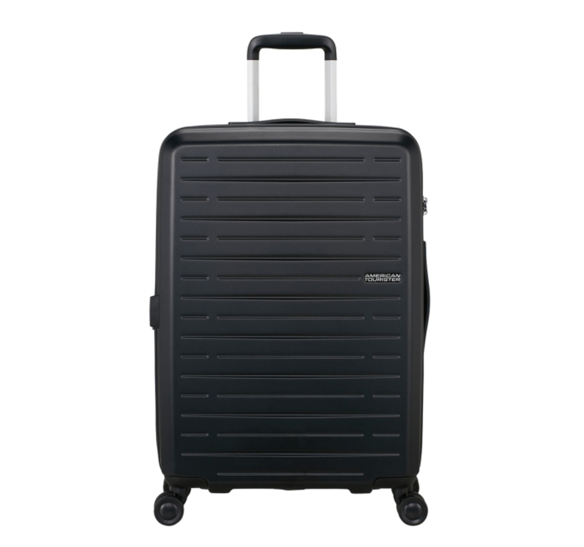 American Tourister Aerojoy 4 Wheel Hard Trolley, 66 cm, Black, MJ5X09902
