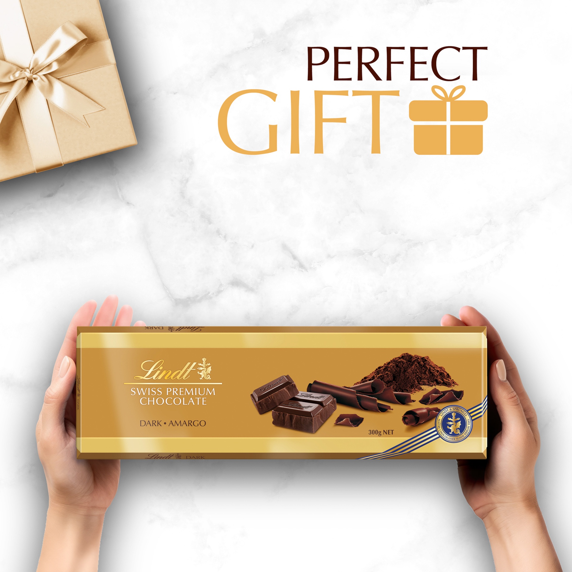 Lindt Swiss Premium Dark Chocolate 300 g