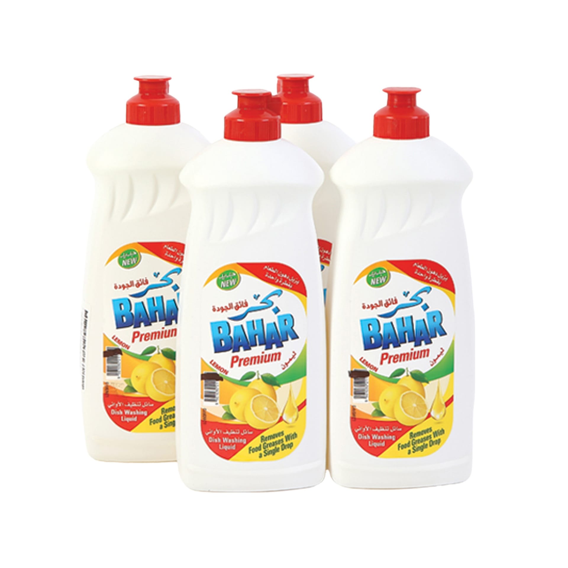 Bahar Lemon Dishwashing Liquid Value Pack 4 x 400 ml
