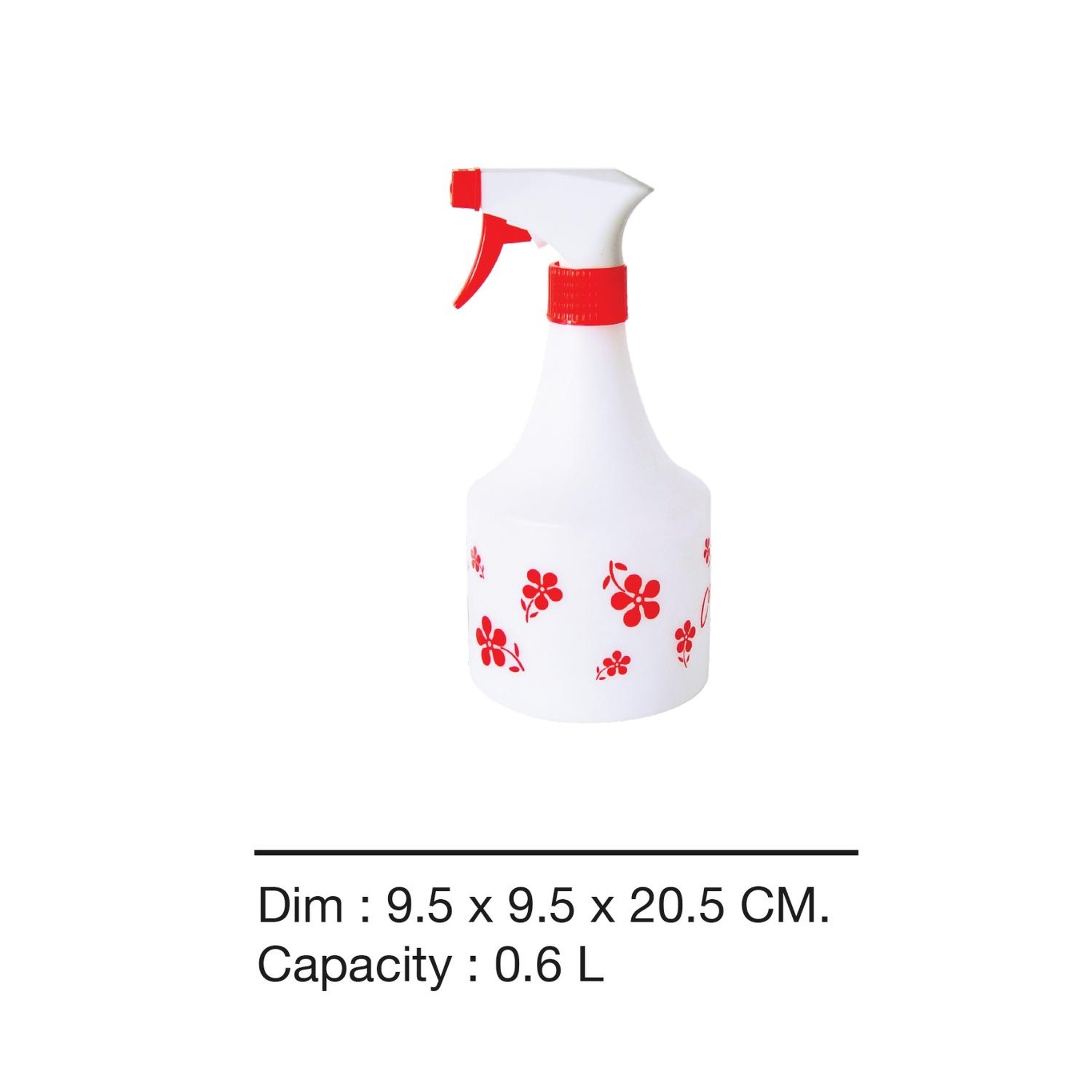 Sahachai 0.6L Plastic Spray Bottle, Assorted