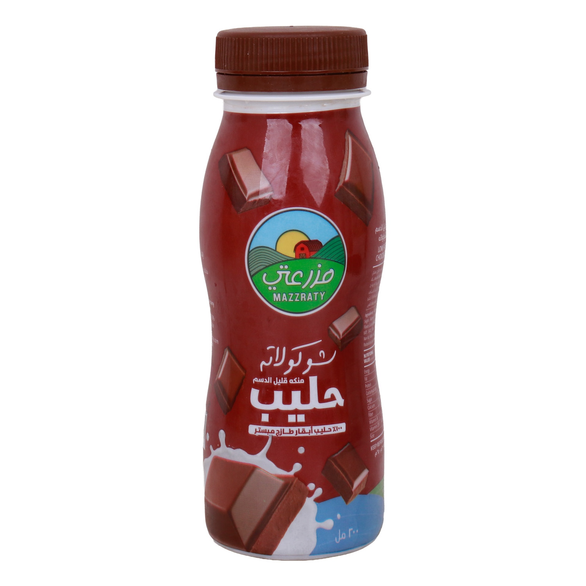 Mazzraty Chocolate Flavored Low Fat Milk 200 ml