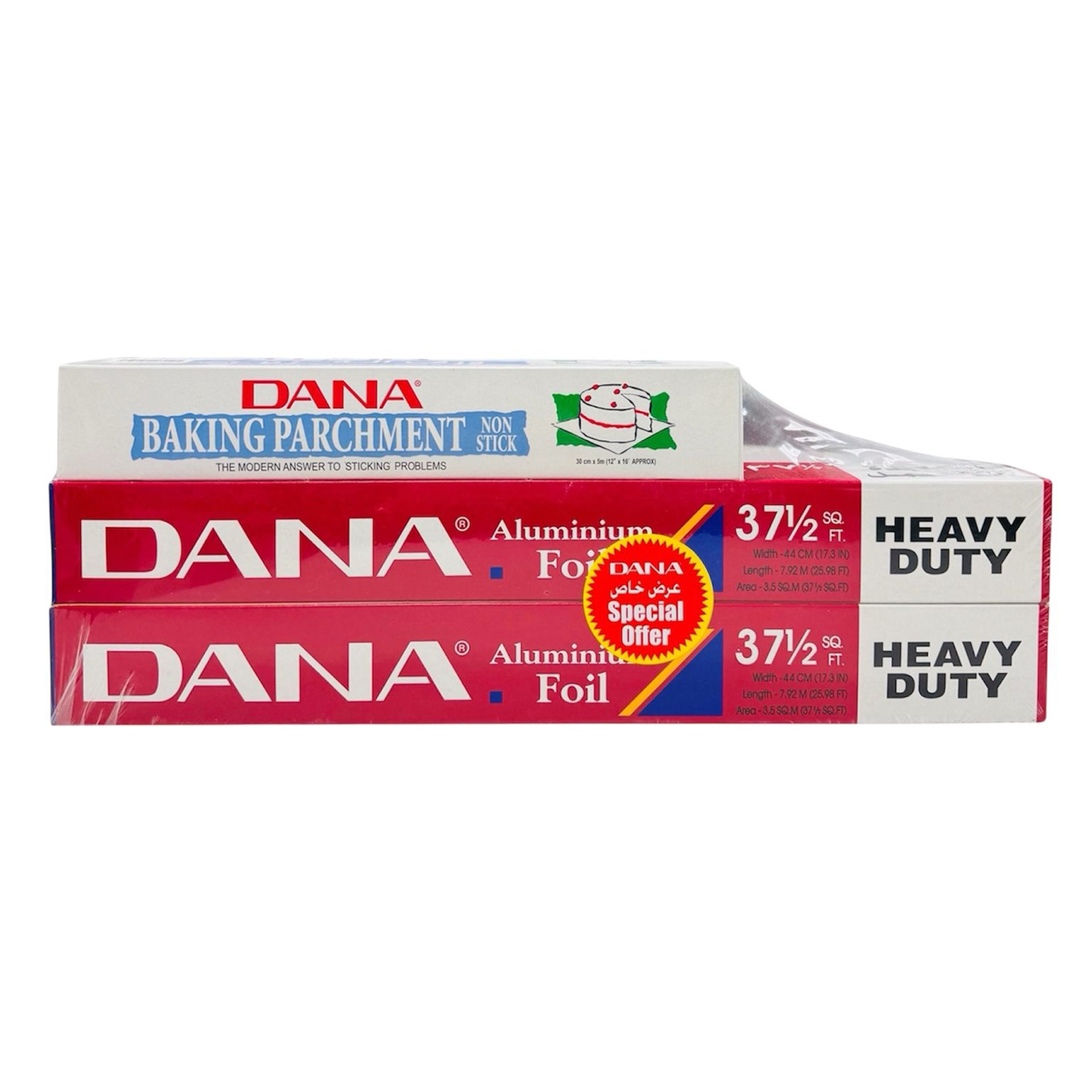 Dana Aluminium Foil 37.5 sq.ft. 2 pcs + Offer