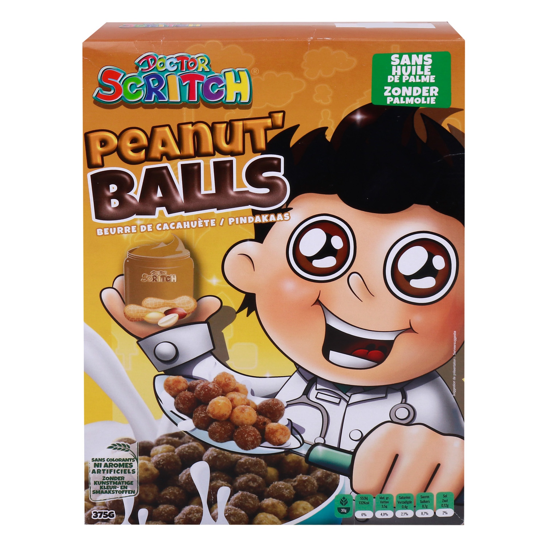 Doctor Scritch Peanut Balls Cereal 375 g