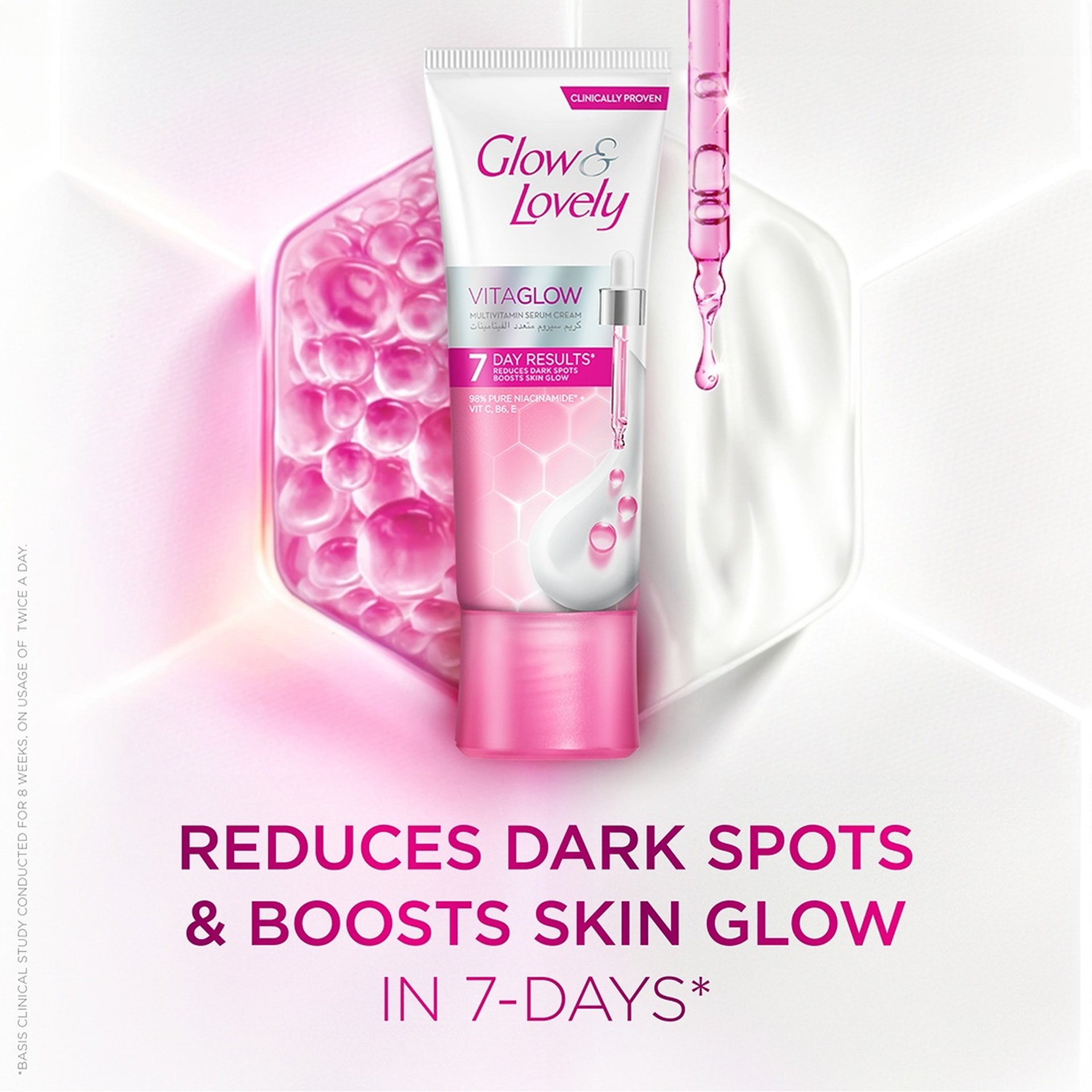 Glow & Lovely Vitaglow Multi Vitamin Serum Cream Value Pack 2 x 100 g