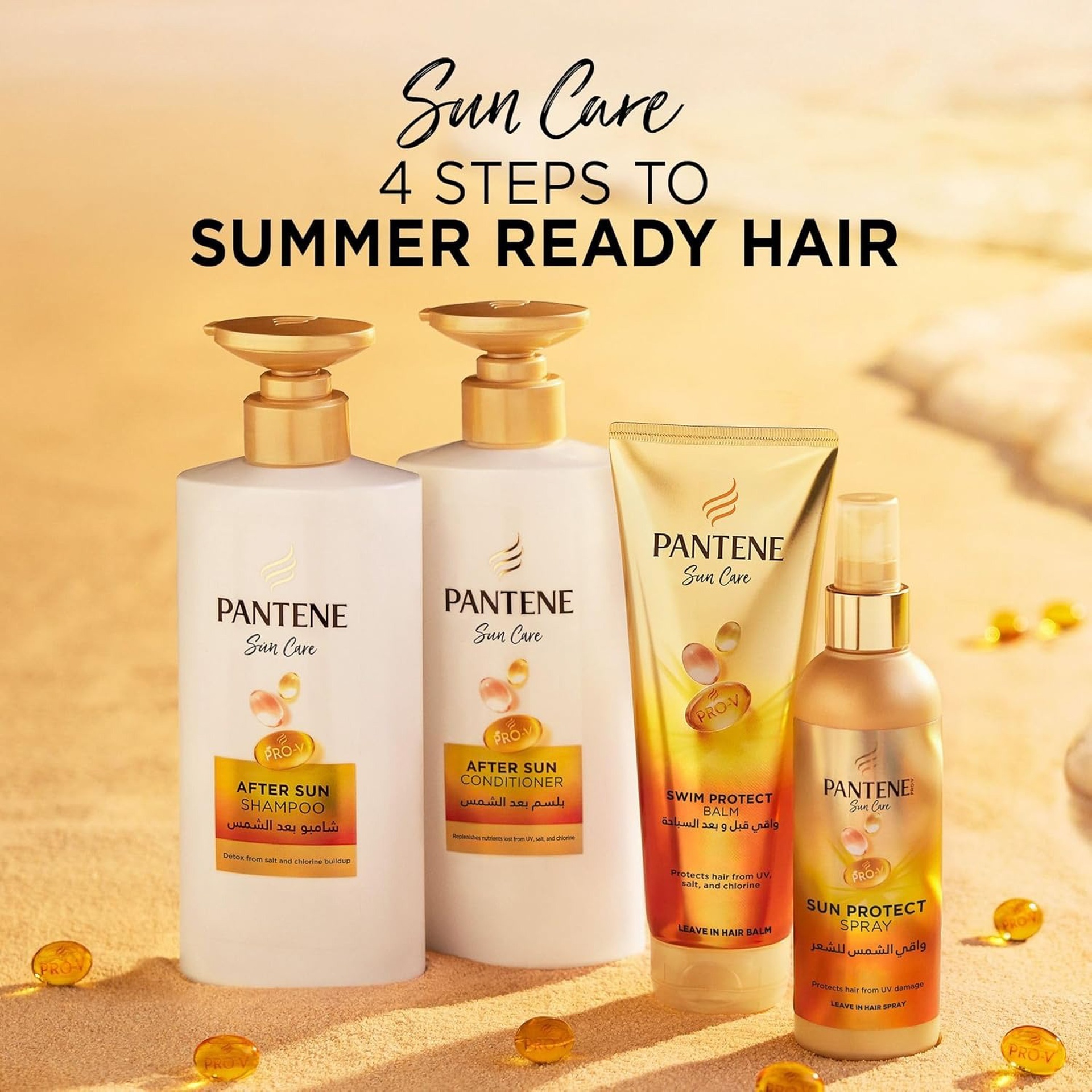 Pantene Sun Care After Shampoo + Conditioner Value Pack 2 x 500 ml