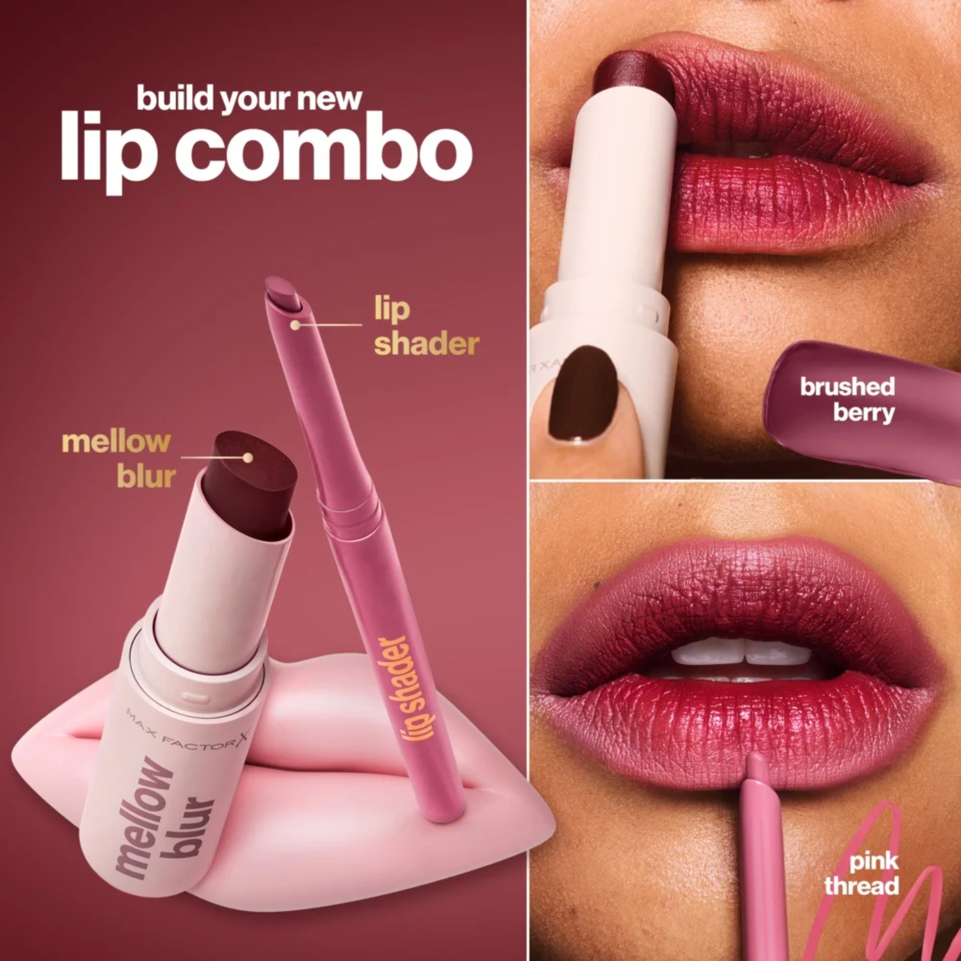 Max Factor Mellow Blur Soft Blurring Lipstick, 010 Mochi Mauve