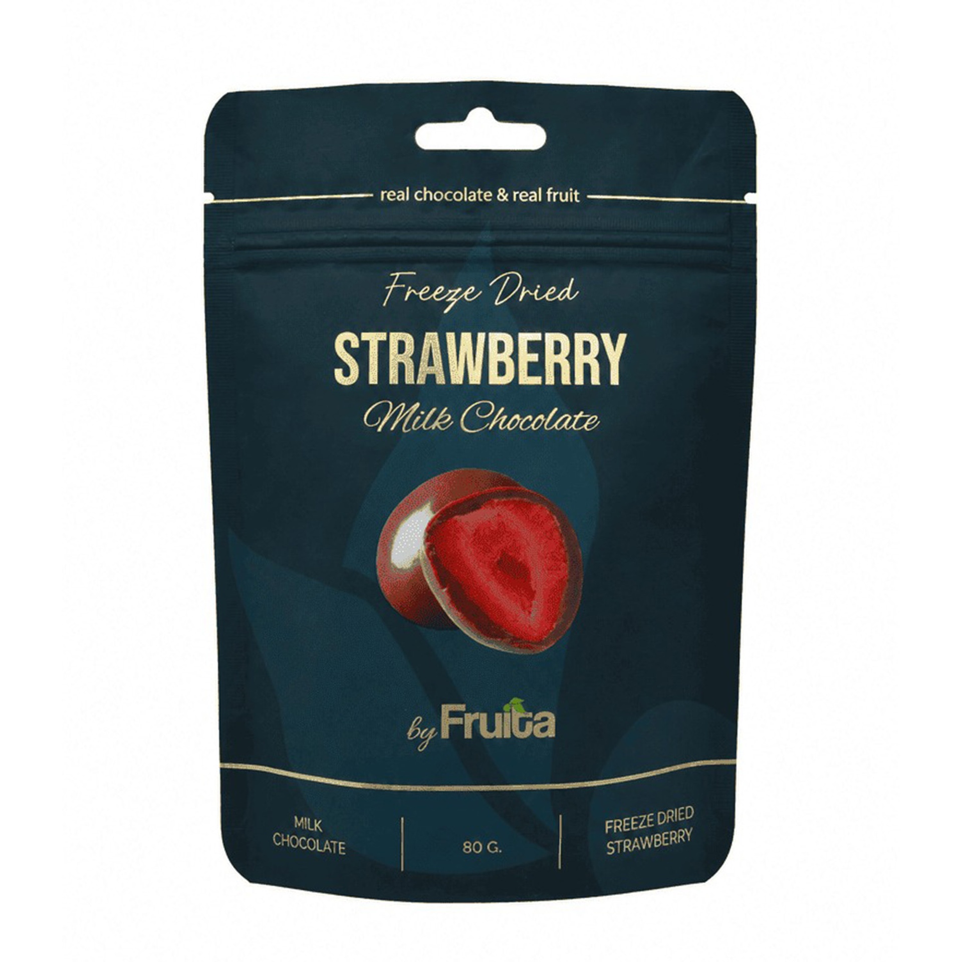 Fruita Freeze Dried Strawberry Milk Chocolate 80 g