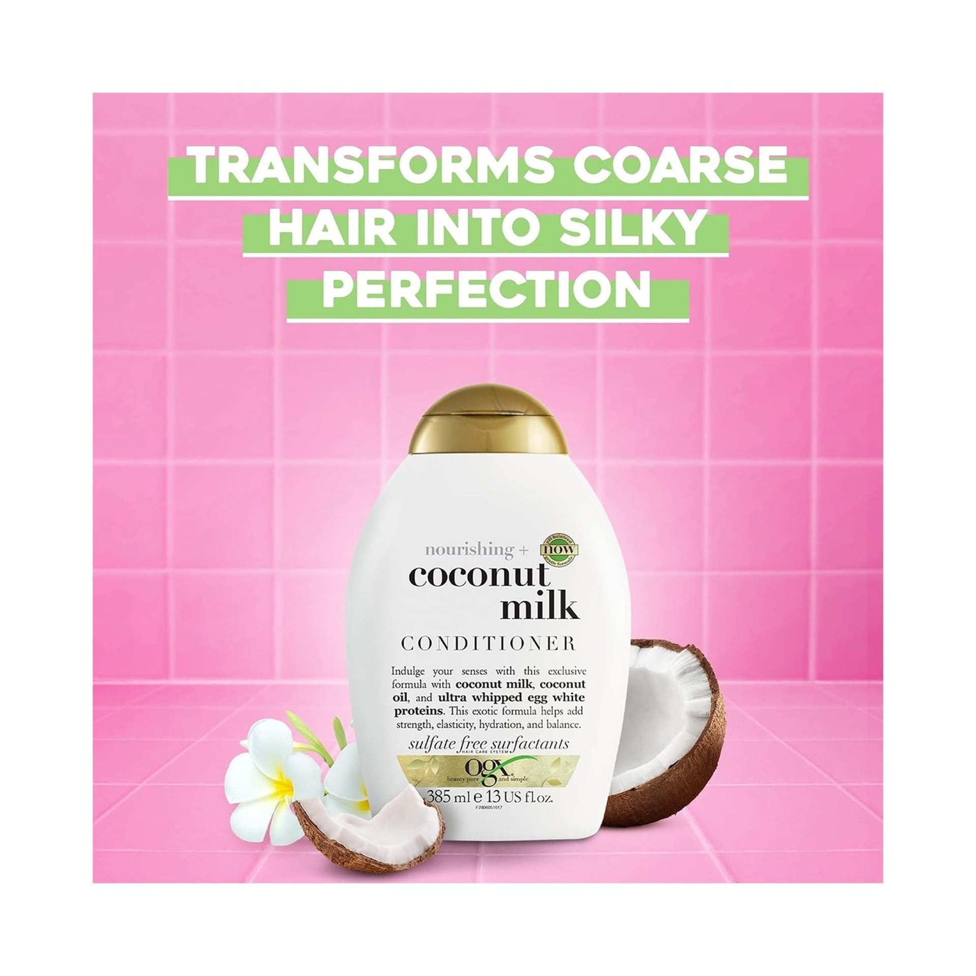OGX Conditioner Nourishing+ Coconut Milk Sulfate Free 385 ml