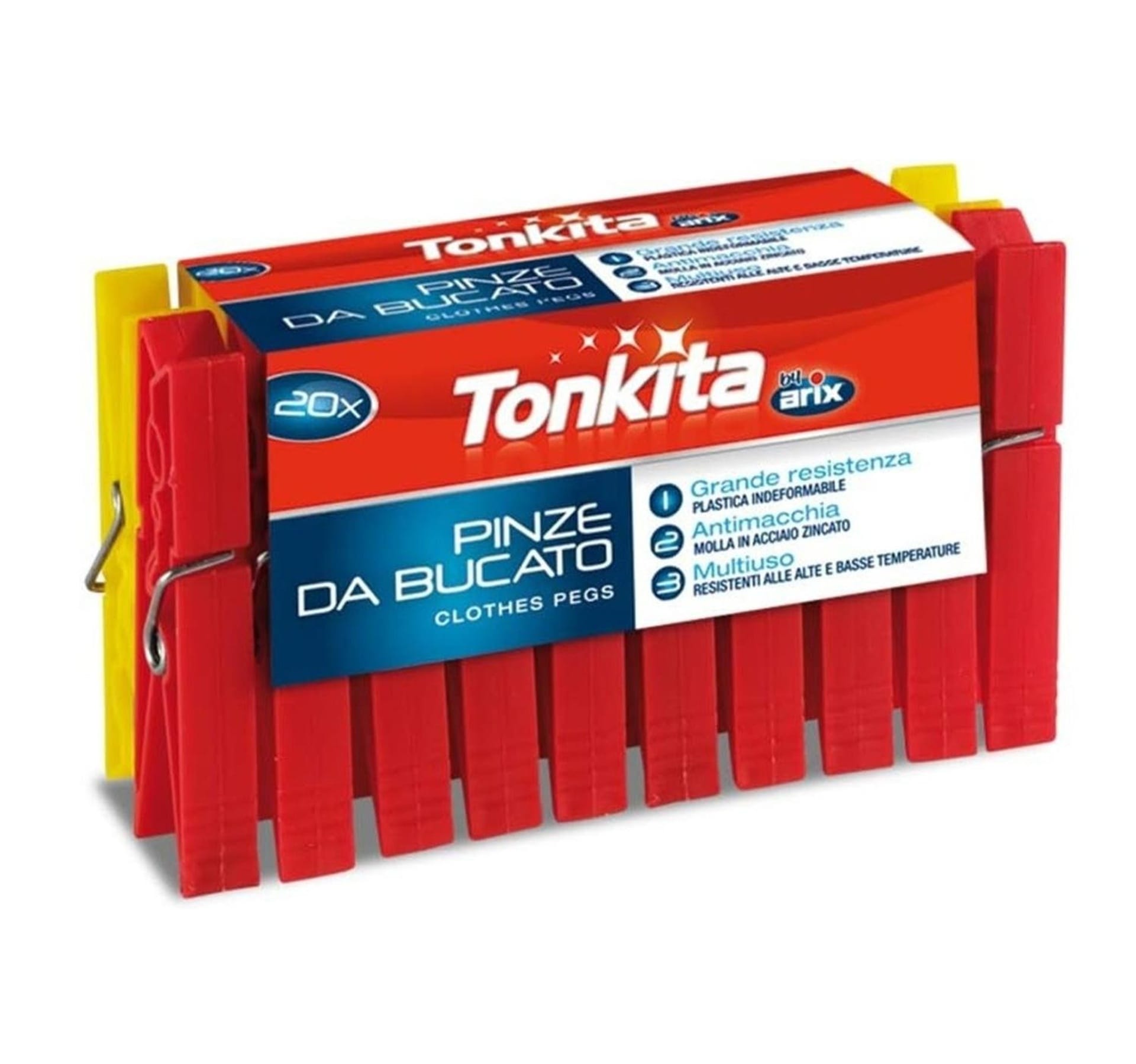 Tonkita Plastic Clothes Pegs, 20 pcs, TK45